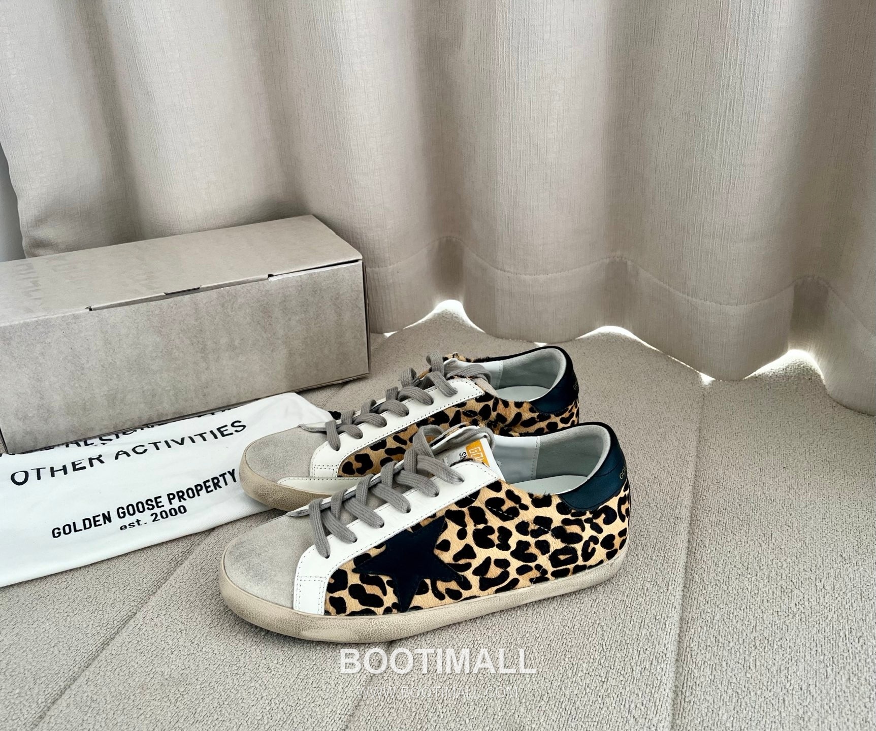 Golden Goose Super-Star Leopard Ponyhair Leather Sneakers 골든구스 슈퍼스타 레오파드 포니헤어 가죽 스니커즈 1