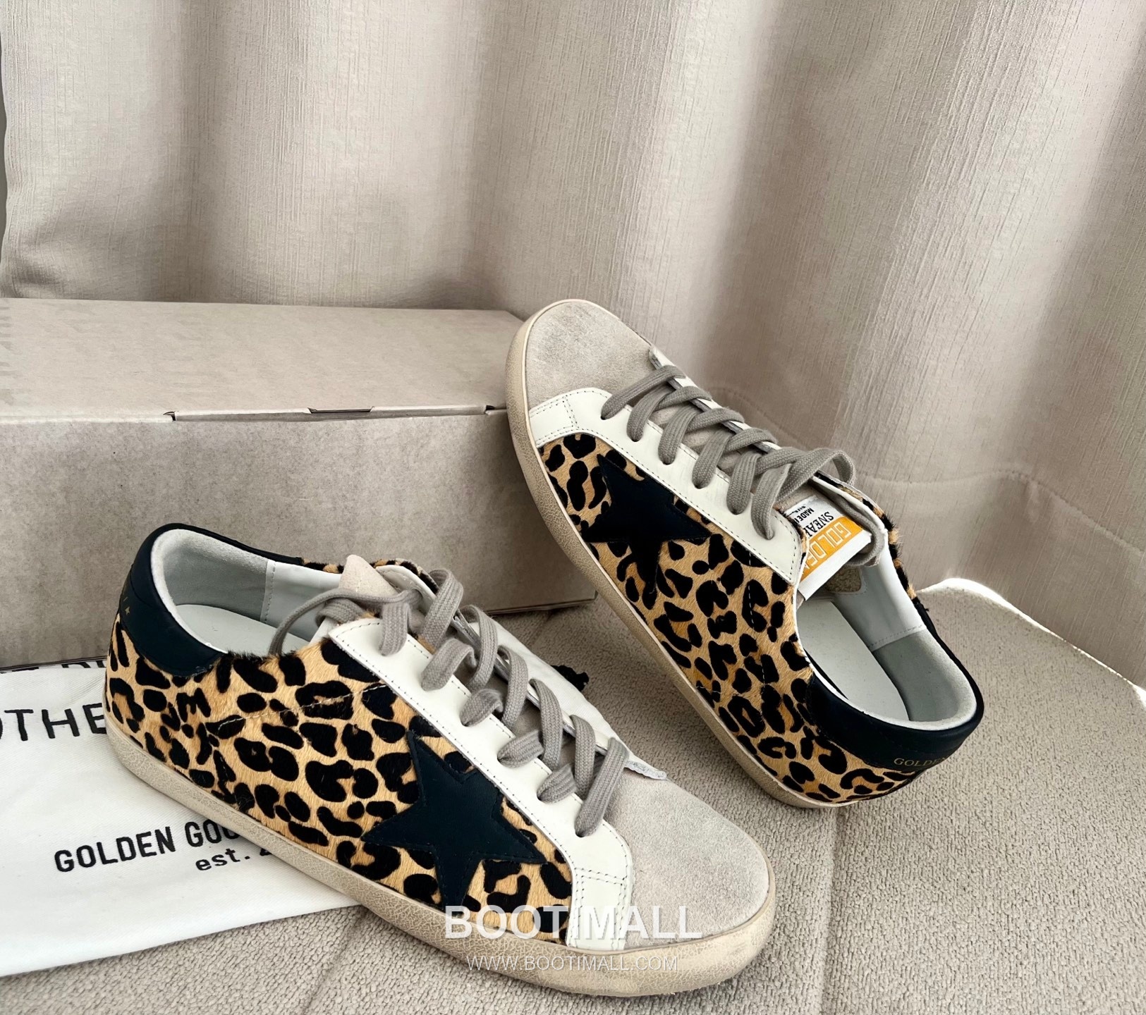 Golden Goose Super-Star Leopard Ponyhair Leather Sneakers 골든구스 슈퍼스타 레오파드 포니헤어 가죽 스니커즈 3