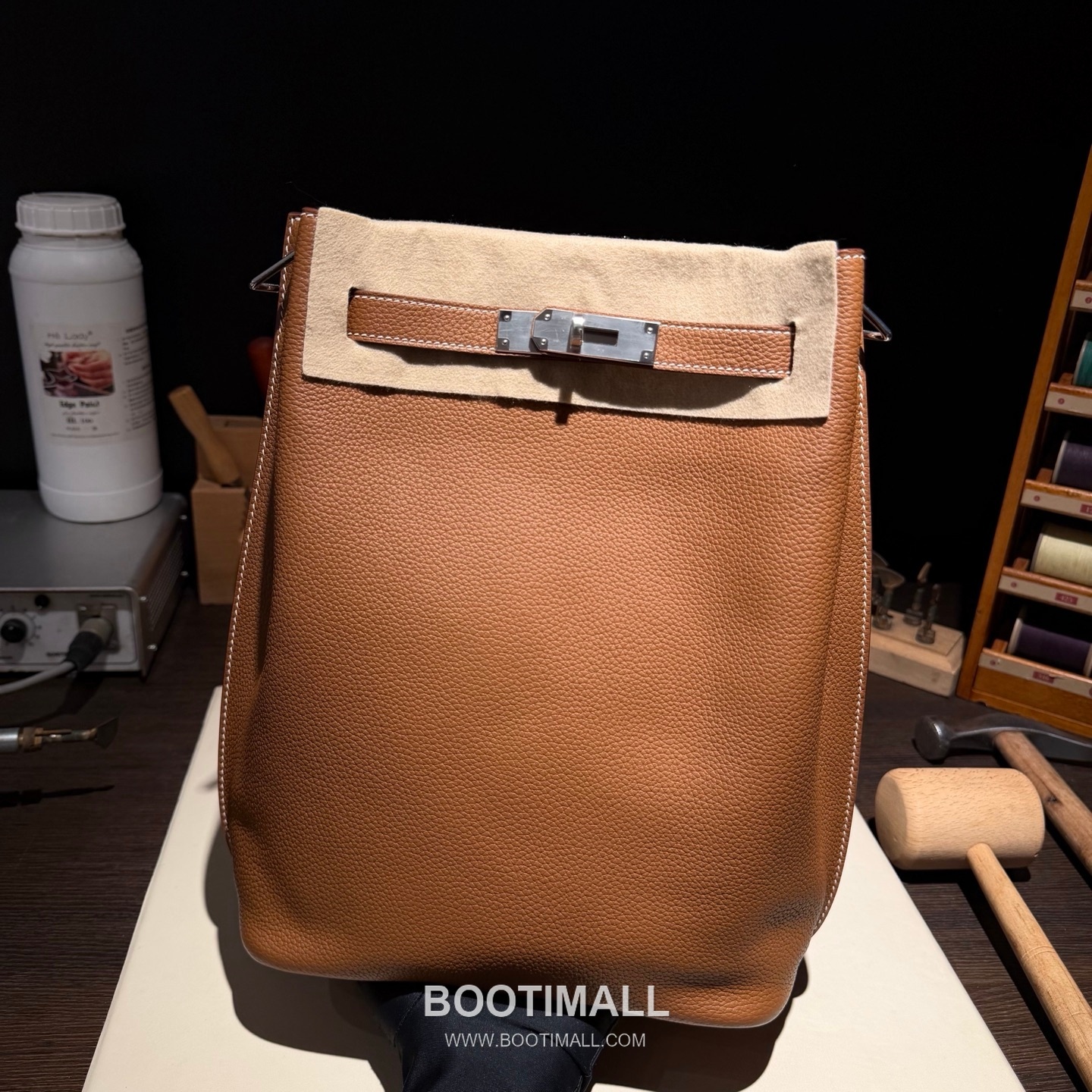 Hermes So Kelly 22 Togo Leather Gold Shoulder Bag 에르메스 소 켈리 22 토고 가죽 골드 숄더백 22cm 2