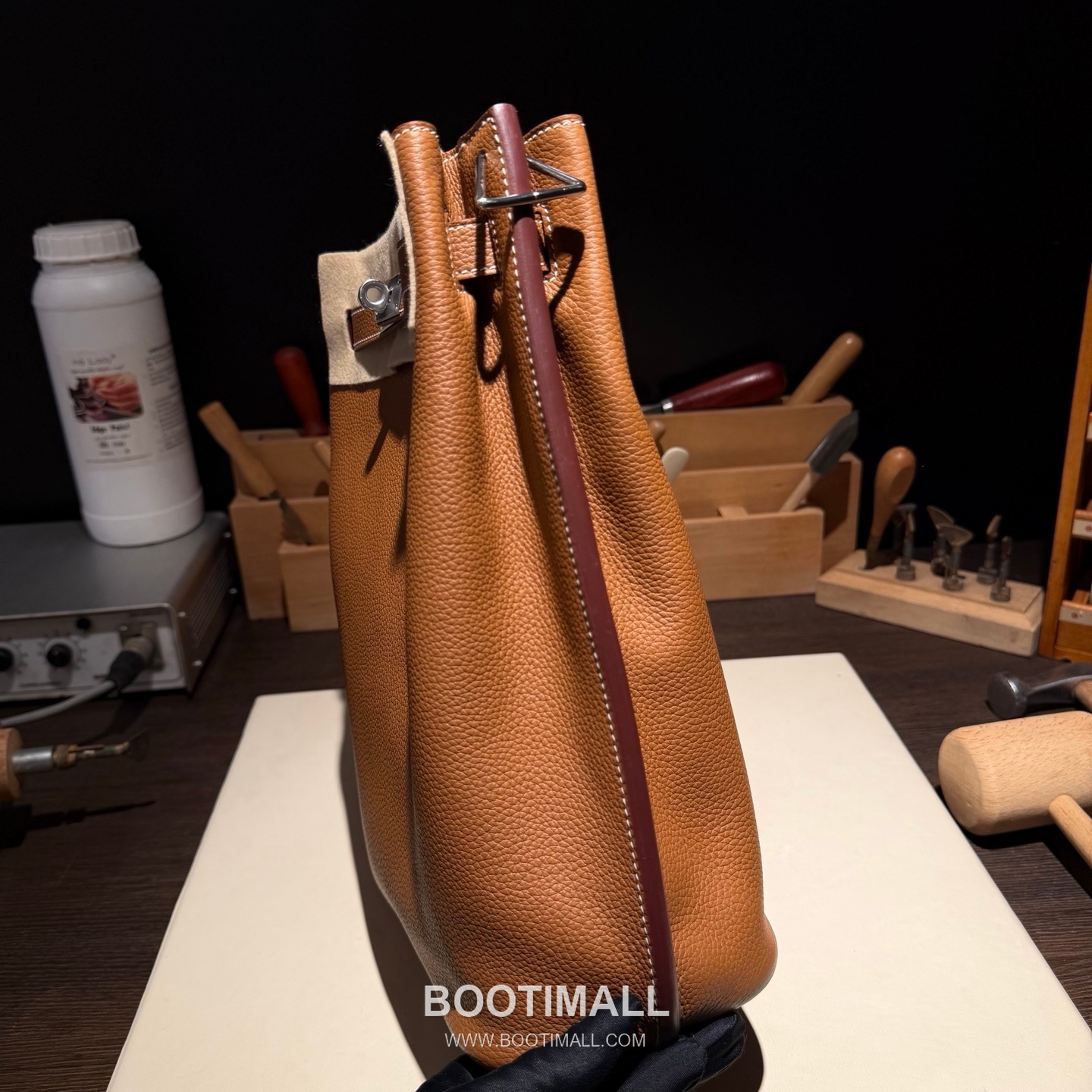 Hermes So Kelly 22 Togo Leather Gold Shoulder Bag 에르메스 소 켈리 22 토고 가죽 골드 숄더백 22cm 5