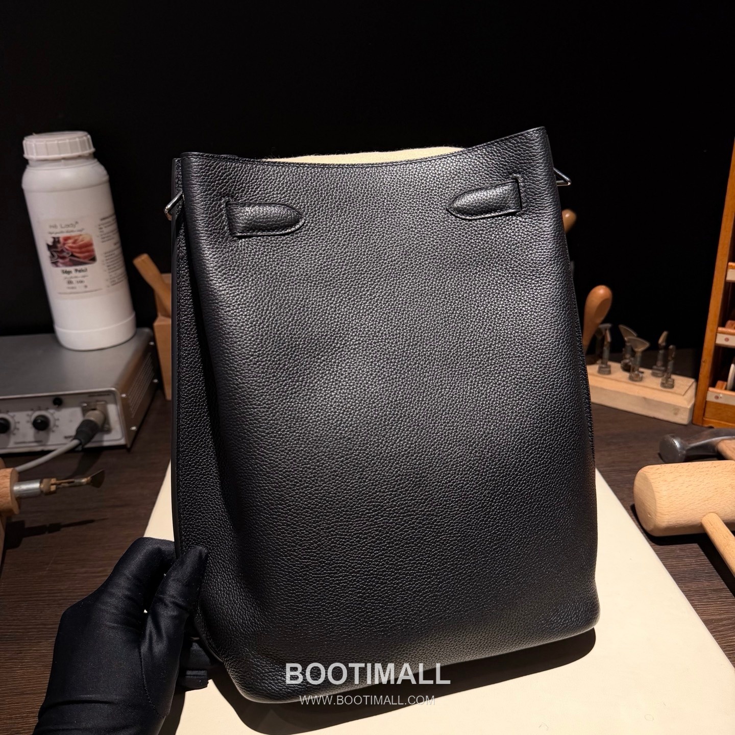 Hermes So Kelly 22 Togo Leather Black Top Handle Bag 에르메스 소 켈리 22 토고 레더 블랙 탑핸들백 22cm 10
