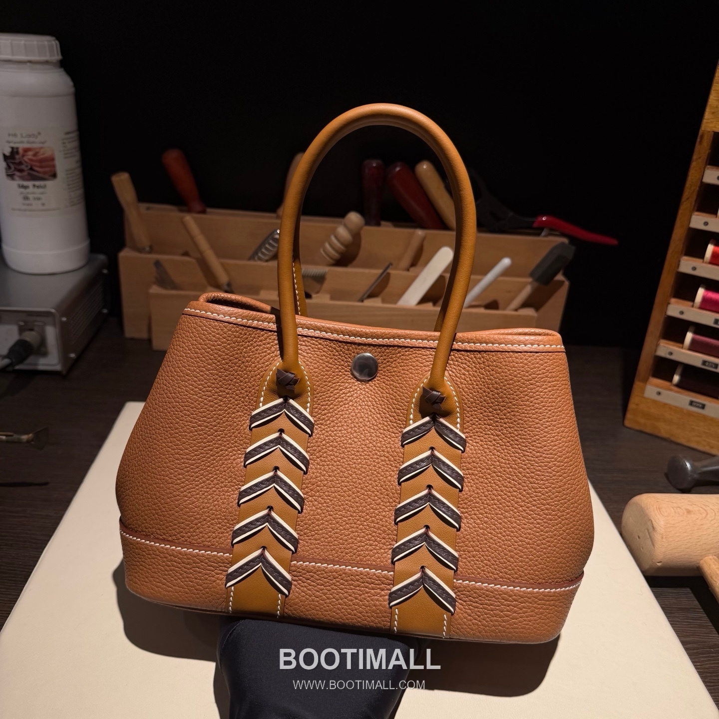 Hermès Neo Garden 23 Woven Ntogo and Swift Calfskin Black Tote Bag 에르메스 네오 가든 23 위븐 엔토고·스위프트 송아지 가죽 블랙 토트백 4