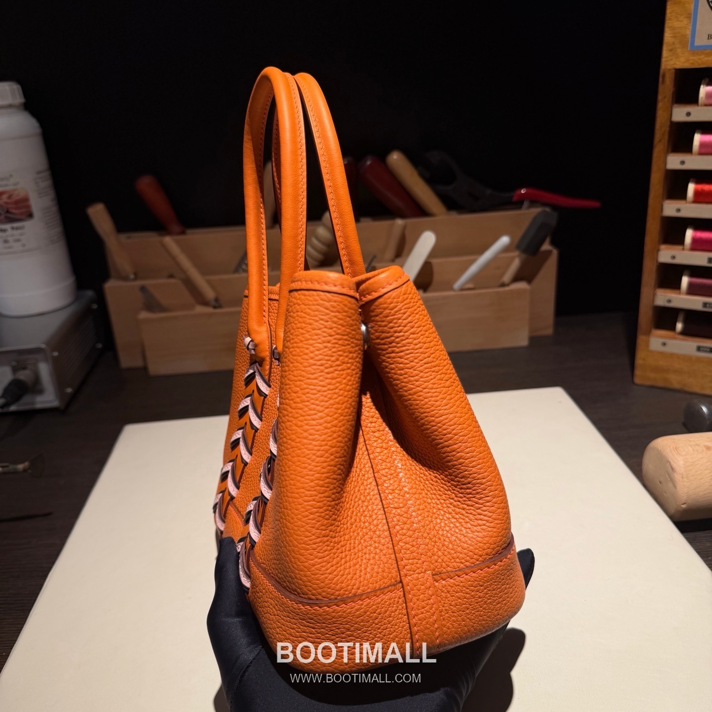 Hermès Neo Garden 23 Woven Ntogo and Swift Calfskin Black Tote Bag 에르메스 네오 가든 23 위븐 엔토고·스위프트 송아지 가죽 블랙 토트백 8