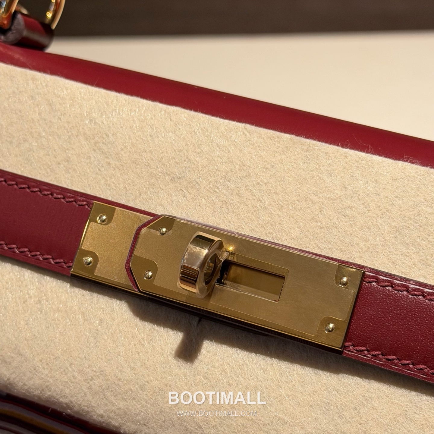 Hermes Kelly 28 Lambskin Leather Red Top Handle Bag 에르메스 켈리 28 램스킨 레더 레드 탑핸들백 28cm 7
