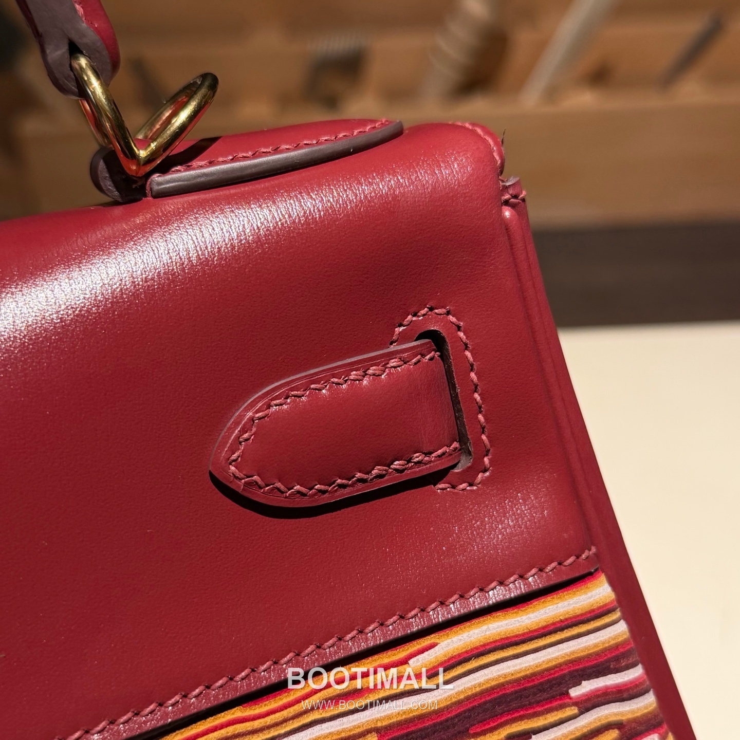 Hermes Kelly 28 Lambskin Leather Red Top Handle Bag 에르메스 켈리 28 램스킨 레더 레드 탑핸들백 28cm 10