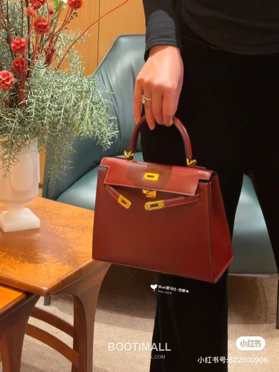 Hermes Kelly 25 Box Calf Rouge H Top Handle Bag 에르메스 켈리 25 박스 카프 루즈 H 탑핸들백 25cm 2
