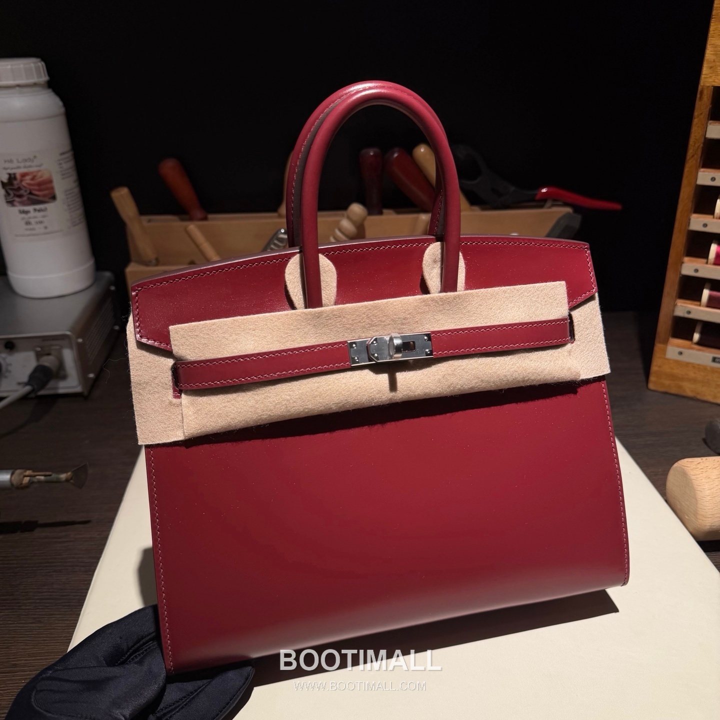 Hermes Birkin 25 Box Calf Rouge H Top Handle Bag 에르메스 버킨 25 박스 카프 루즈 H 탑핸들백 25cm 3