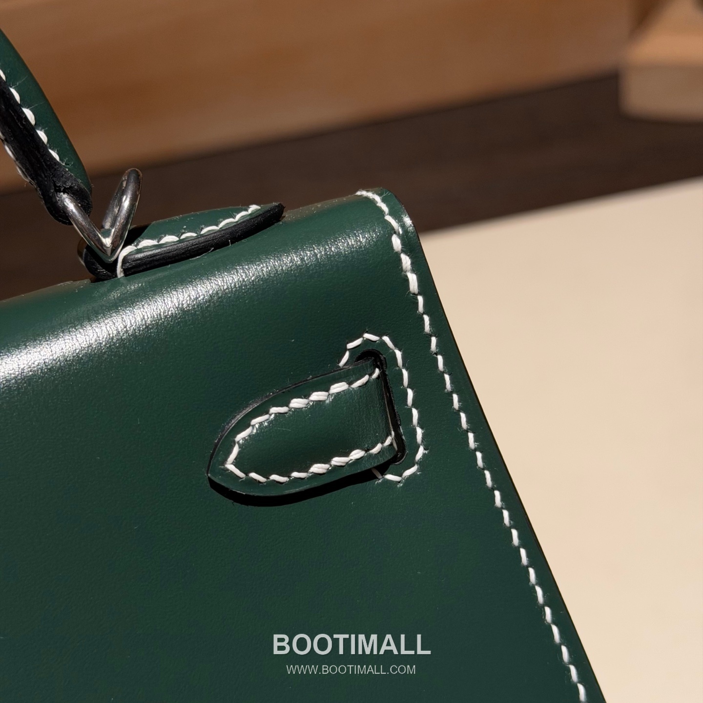 Hermes Mini Kelly II Box Calf British Green Top Handle Bag 에르메스 미니 켈리 2세대 박스 카프 브리티시 그린 탑핸들백 9