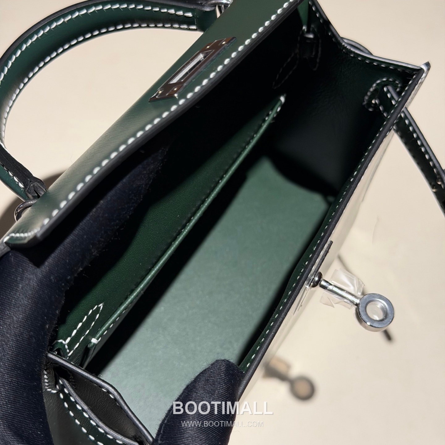 Hermes Mini Kelly II Box Calf British Green Top Handle Bag 에르메스 미니 켈리 2세대 박스 카프 브리티시 그린 탑핸들백 10