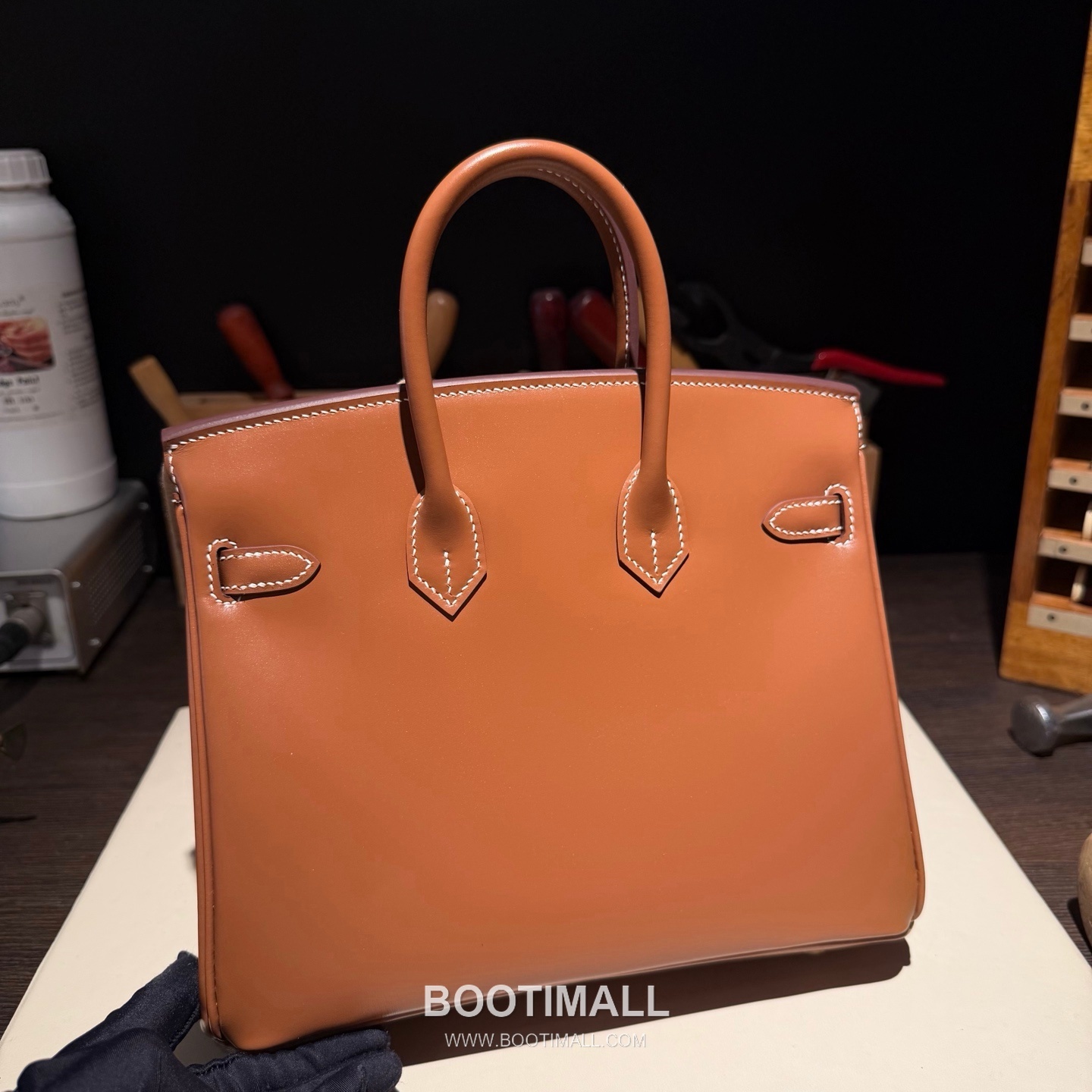 Hermès Birkin 25 Box Calfskin Leather Gold Top Handle Bag 에르메스 버킨 25 박스 카프스킨 레더 골드 탑핸들백 25cm 6