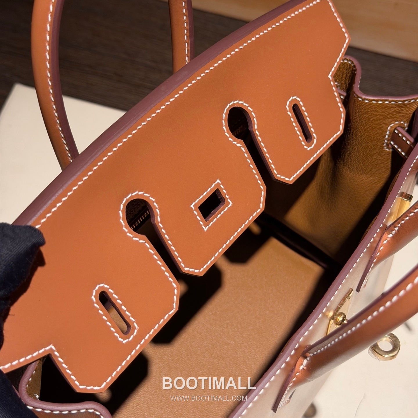 Hermès Birkin 25 Box Calfskin Leather Gold Top Handle Bag 에르메스 버킨 25 박스 카프스킨 레더 골드 탑핸들백 25cm 9