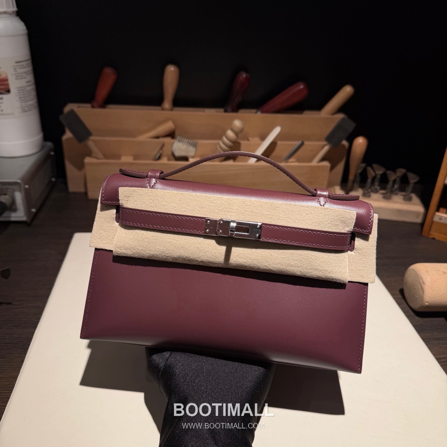 Hermès Kelly I Bordeaux Box Calfskin Leather Top Handle Bag 에르메스 켈리 1세대 보르도 박스 카프스킨 레더 탑핸들백 4