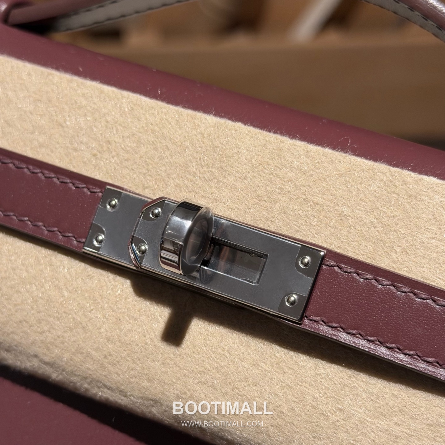 Hermès Kelly I Bordeaux Box Calfskin Leather Top Handle Bag 에르메스 켈리 1세대 보르도 박스 카프스킨 레더 탑핸들백 6