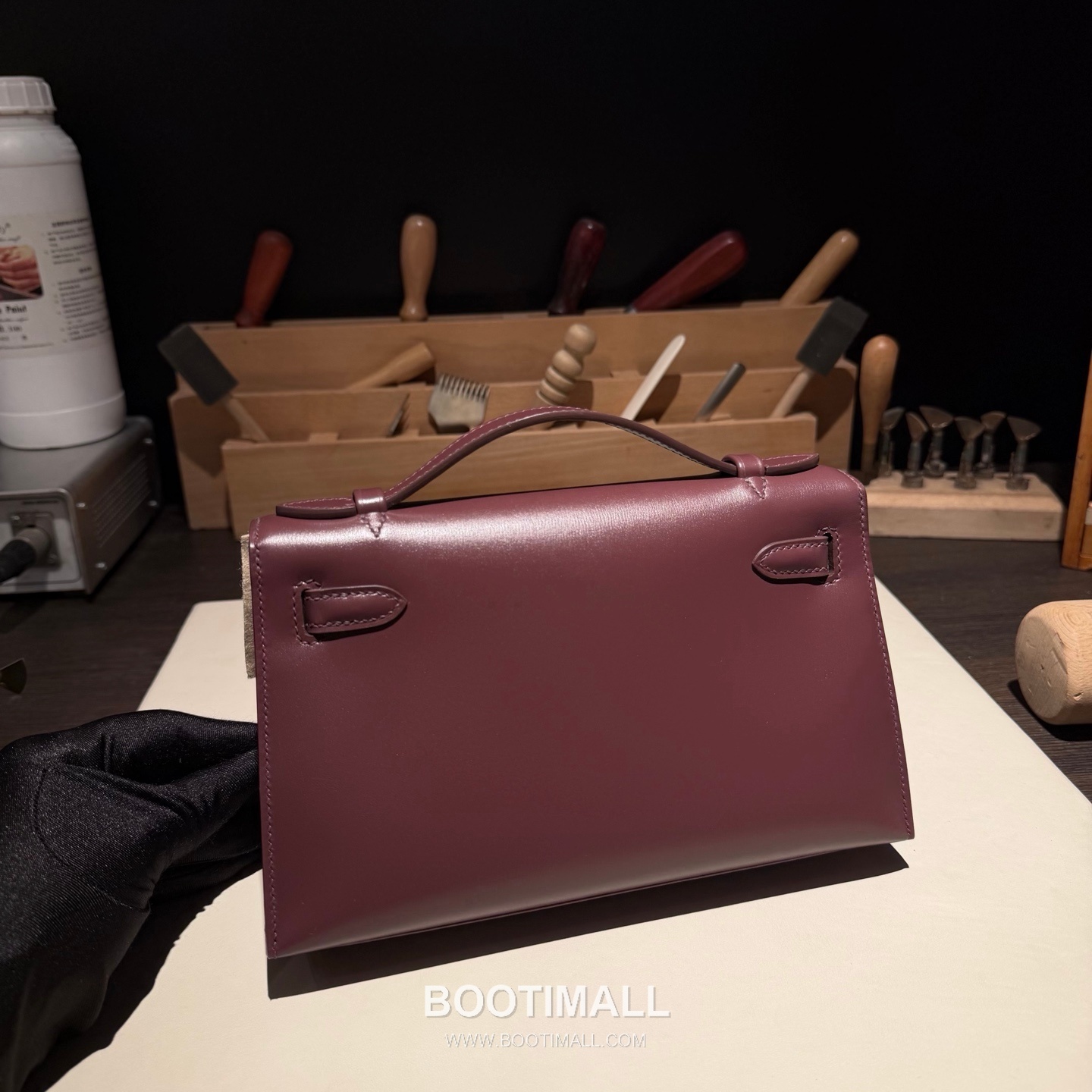 Hermès Kelly I Bordeaux Box Calfskin Leather Top Handle Bag 에르메스 켈리 1세대 보르도 박스 카프스킨 레더 탑핸들백 9