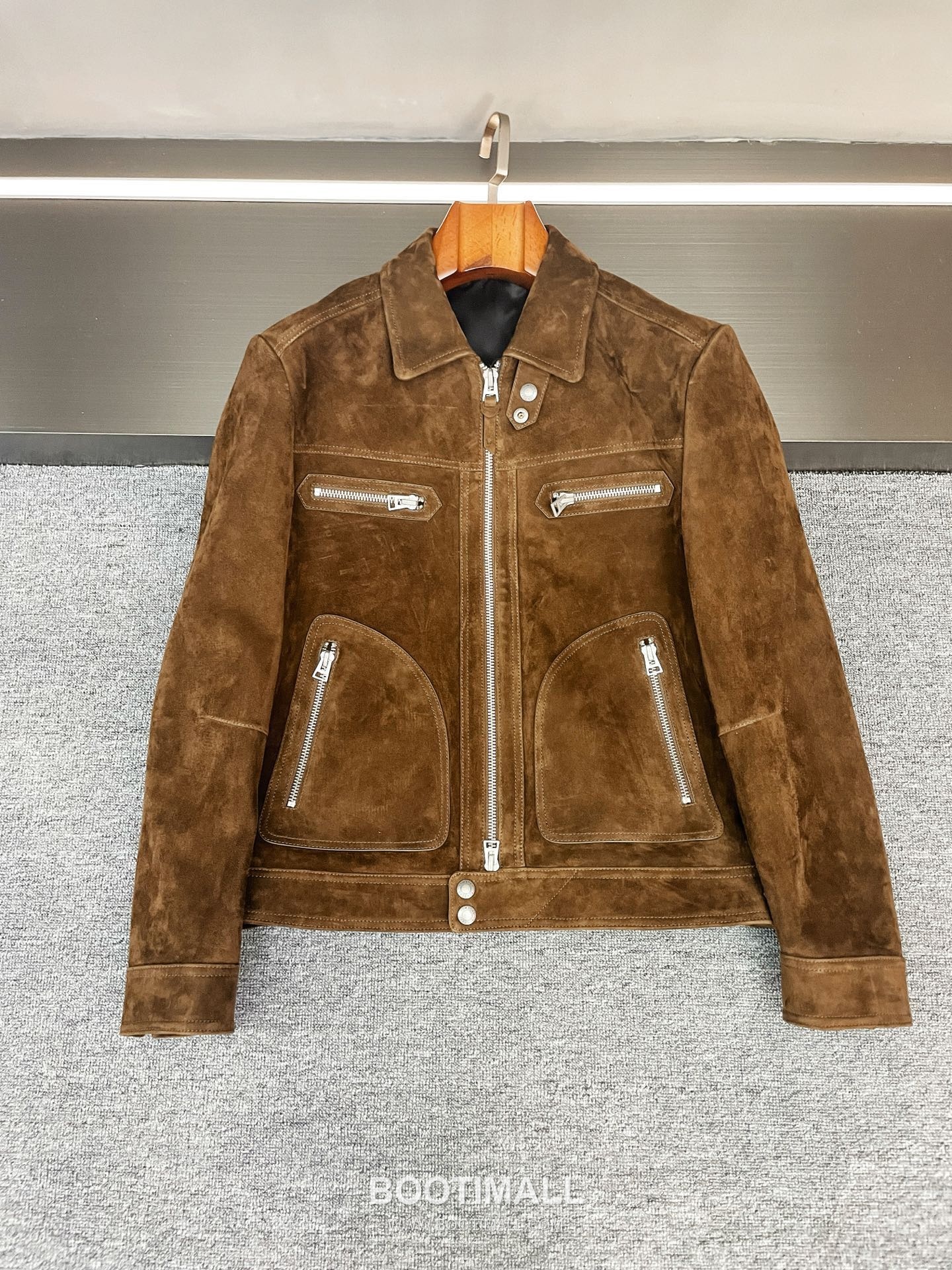 Tom Ford Men's Suede Lambskin Brown Jacket 톰포드 톰 남성 스웨이드 양가죽 브라운 자켓 4