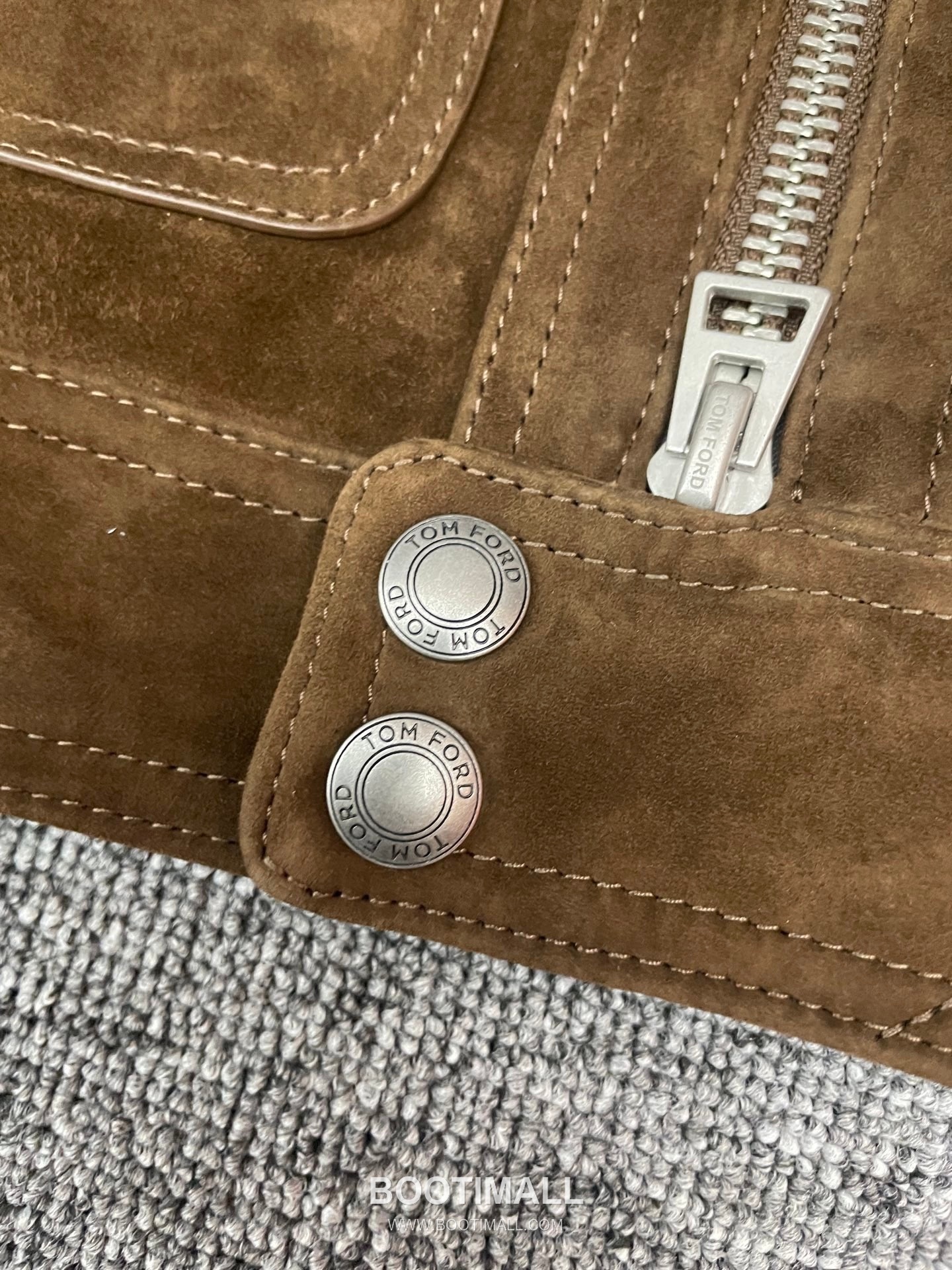 Tom Ford Men's Suede Lambskin Brown Jacket 톰포드 톰 남성 스웨이드 양가죽 브라운 자켓 7