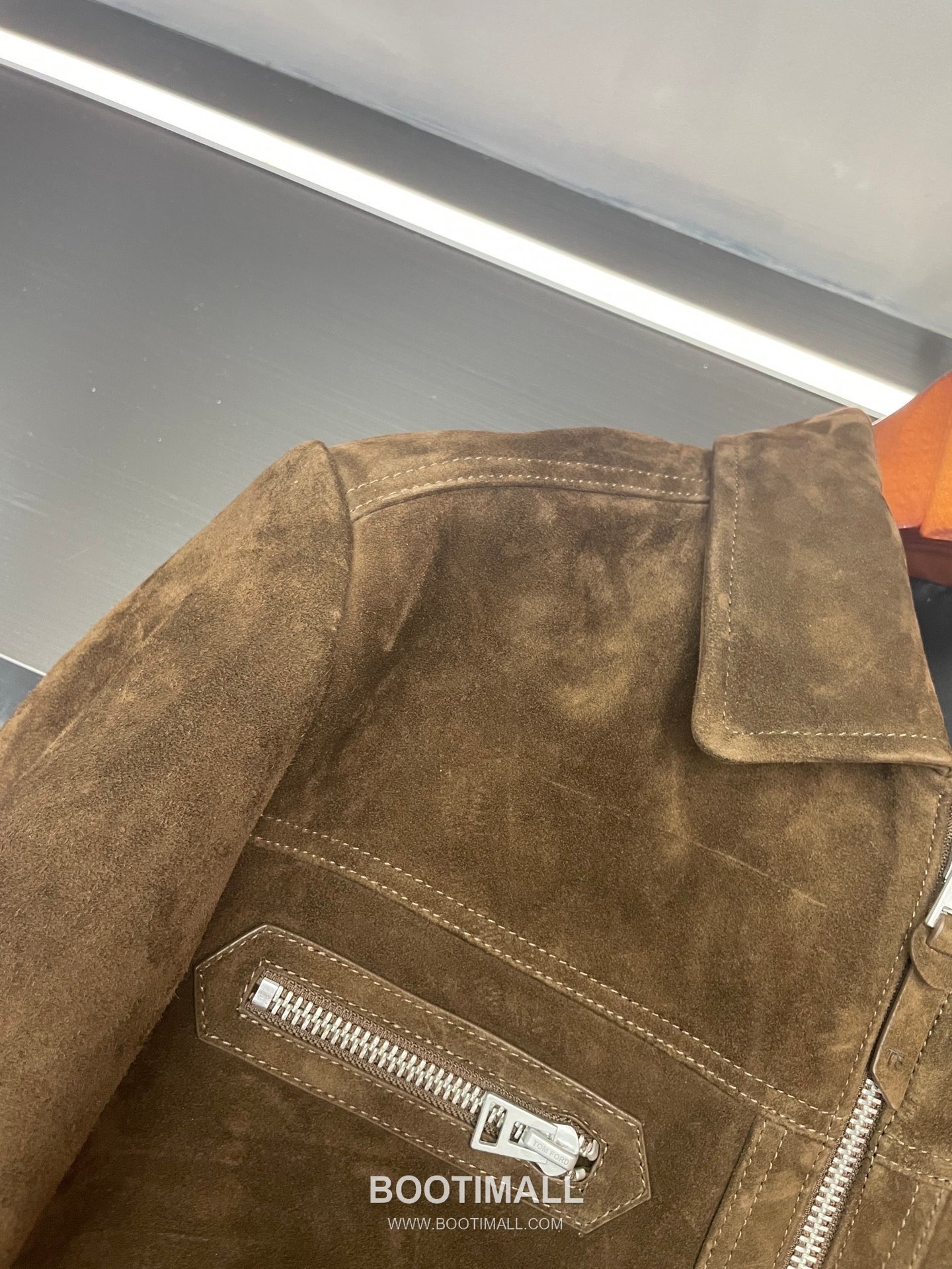 Tom Ford Men's Suede Lambskin Brown Jacket 톰포드 톰 남성 스웨이드 양가죽 브라운 자켓 8