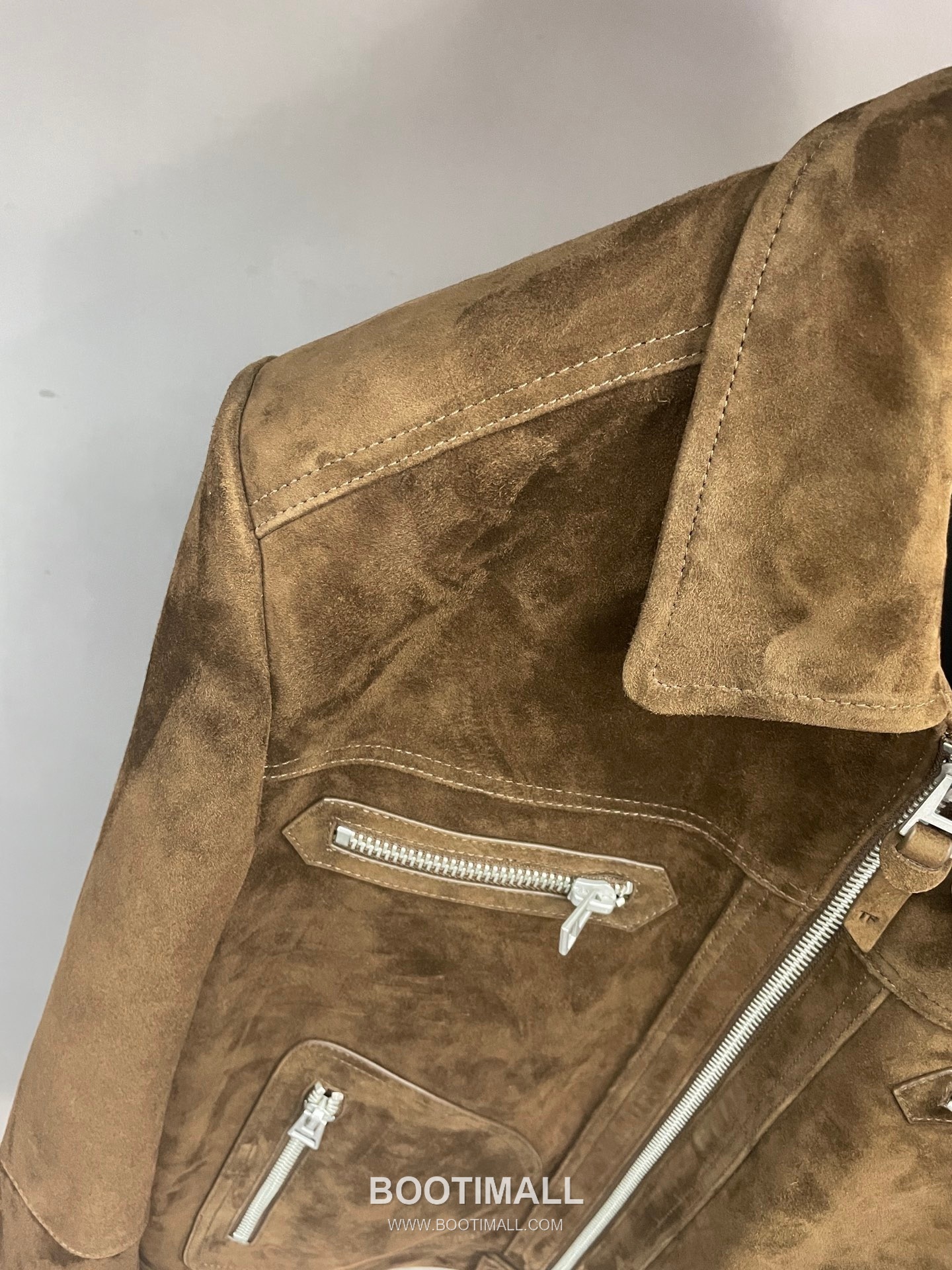 Tom Ford Men's Suede Lambskin Brown Jacket 톰포드 톰 남성 스웨이드 양가죽 브라운 자켓 16