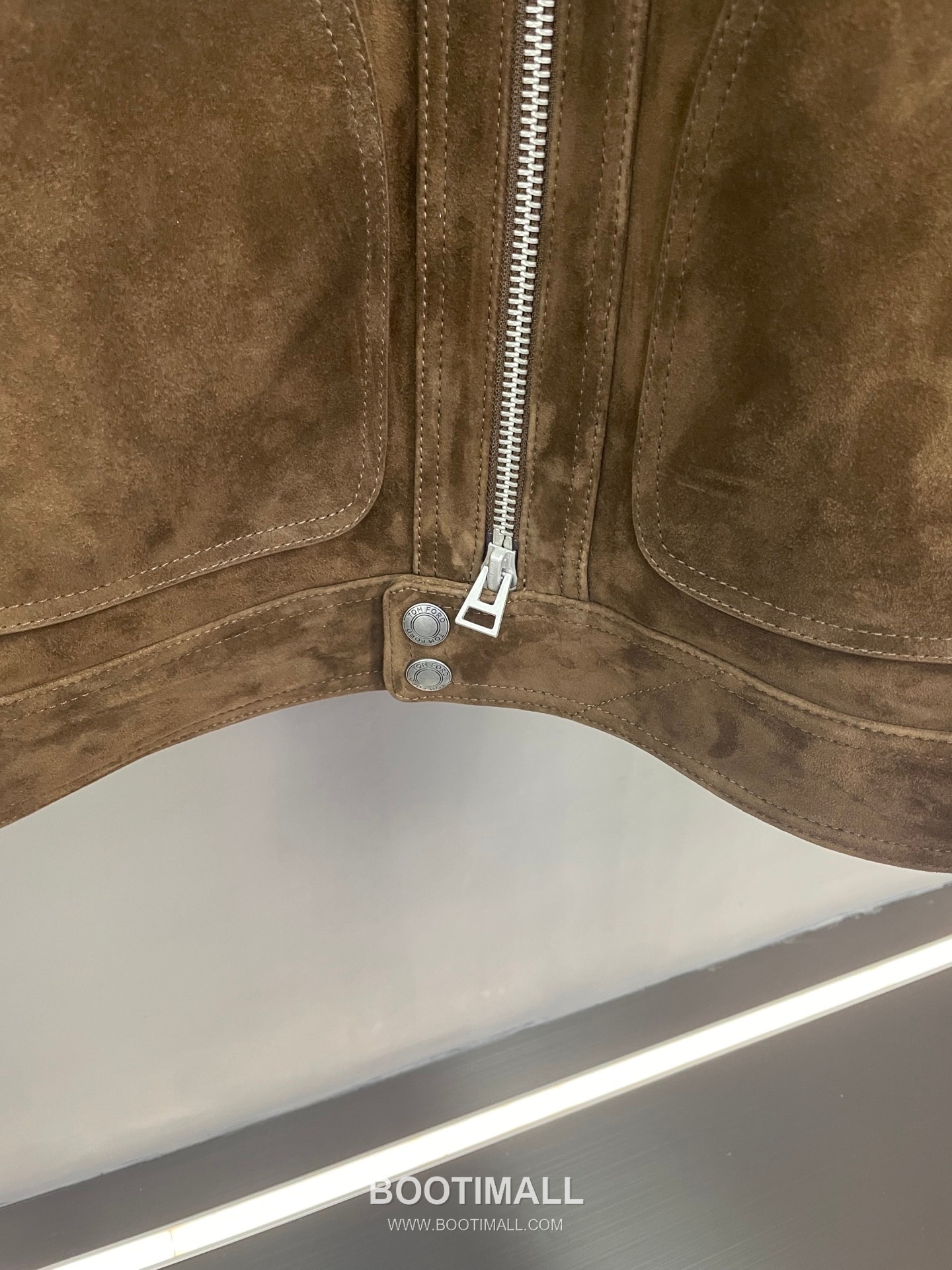 Tom Ford Men's Suede Lambskin Brown Jacket 톰포드 톰 남성 스웨이드 양가죽 브라운 자켓 17