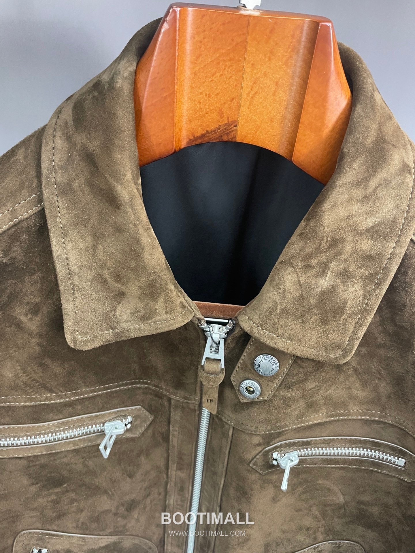 Tom Ford Men's Suede Lambskin Brown Jacket 톰포드 톰 남성 스웨이드 양가죽 브라운 자켓 19