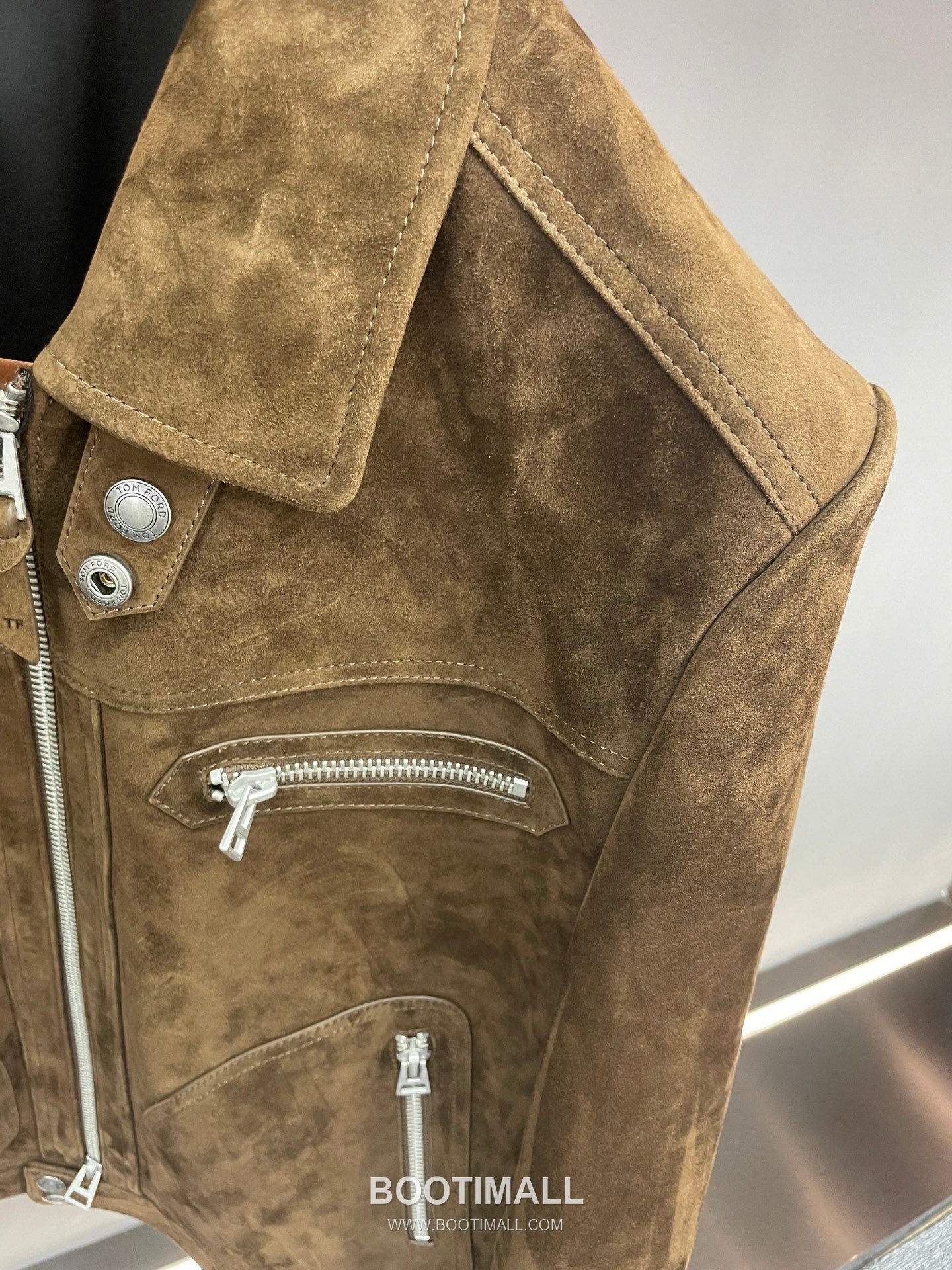 Tom Ford Men's Suede Lambskin Brown Jacket 톰포드 톰 남성 스웨이드 양가죽 브라운 자켓 20