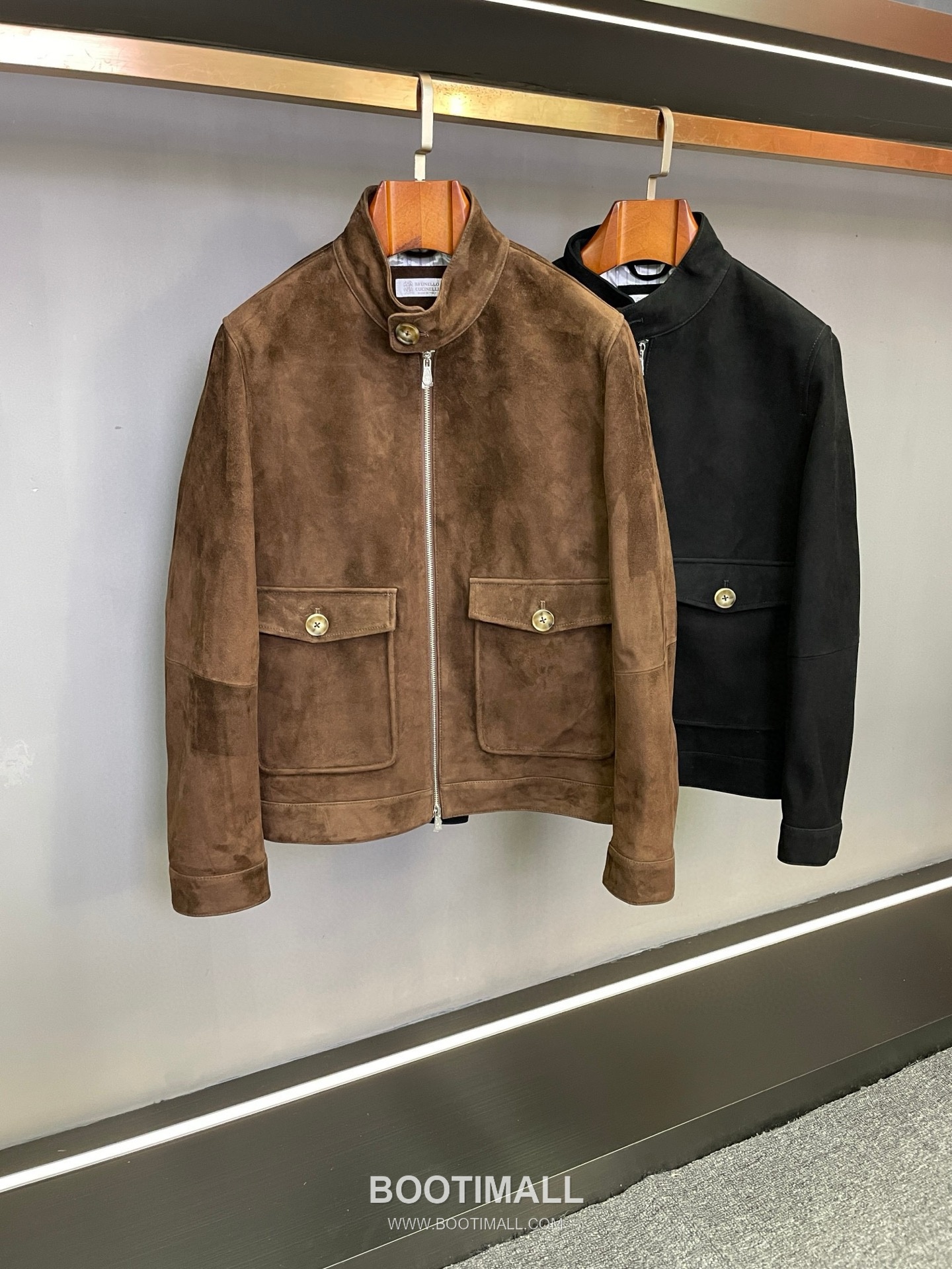 Brunello Cucinelli Suede Lambskin Outerwear Black Jacket 브루넬로 쿠치넬리 스웨이드 램스킨 아우터 블랙 재킷 14