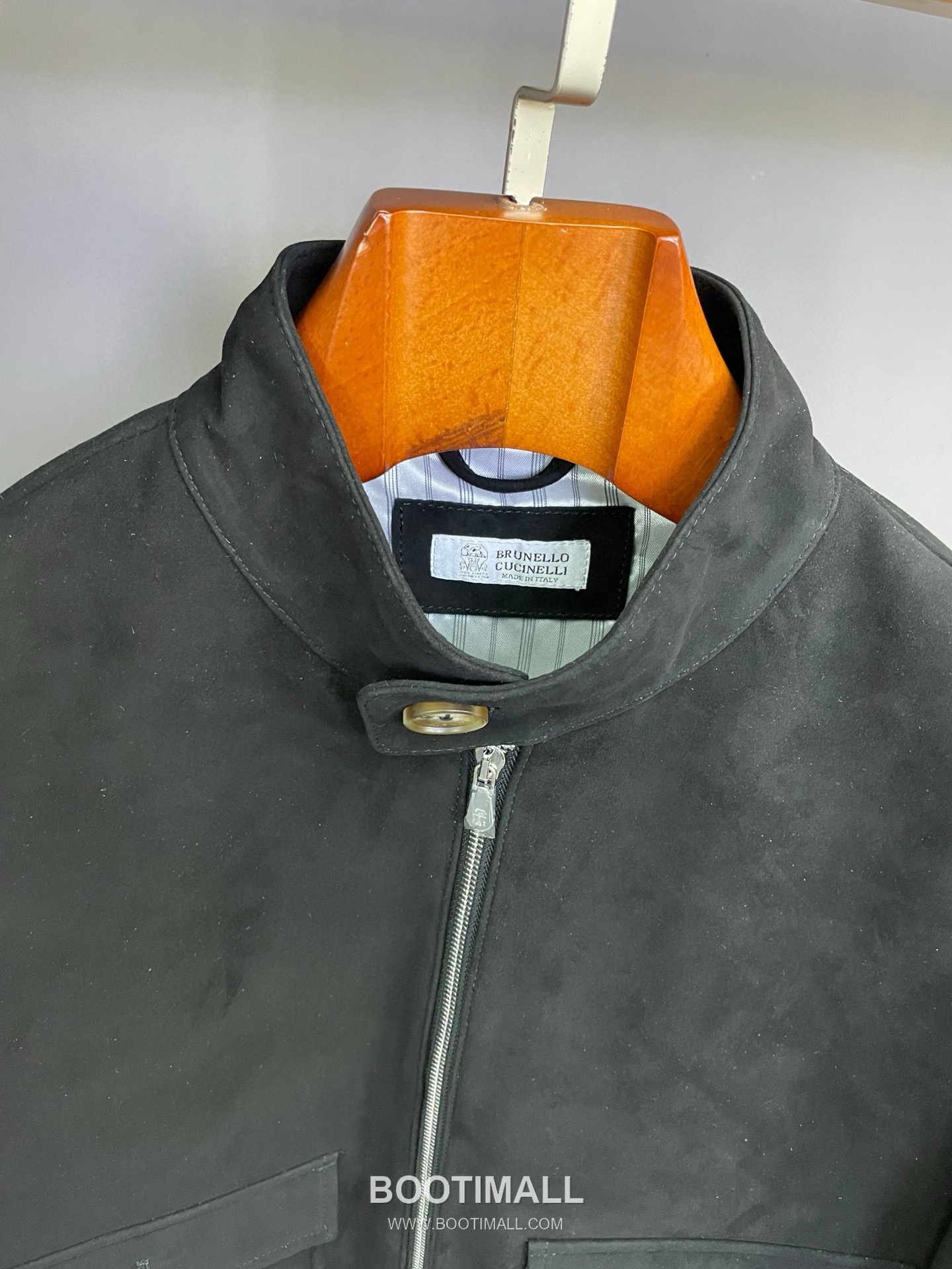 Brunello Cucinelli Suede Lambskin Outerwear Black Jacket 브루넬로 쿠치넬리 스웨이드 램스킨 아우터 블랙 재킷 17