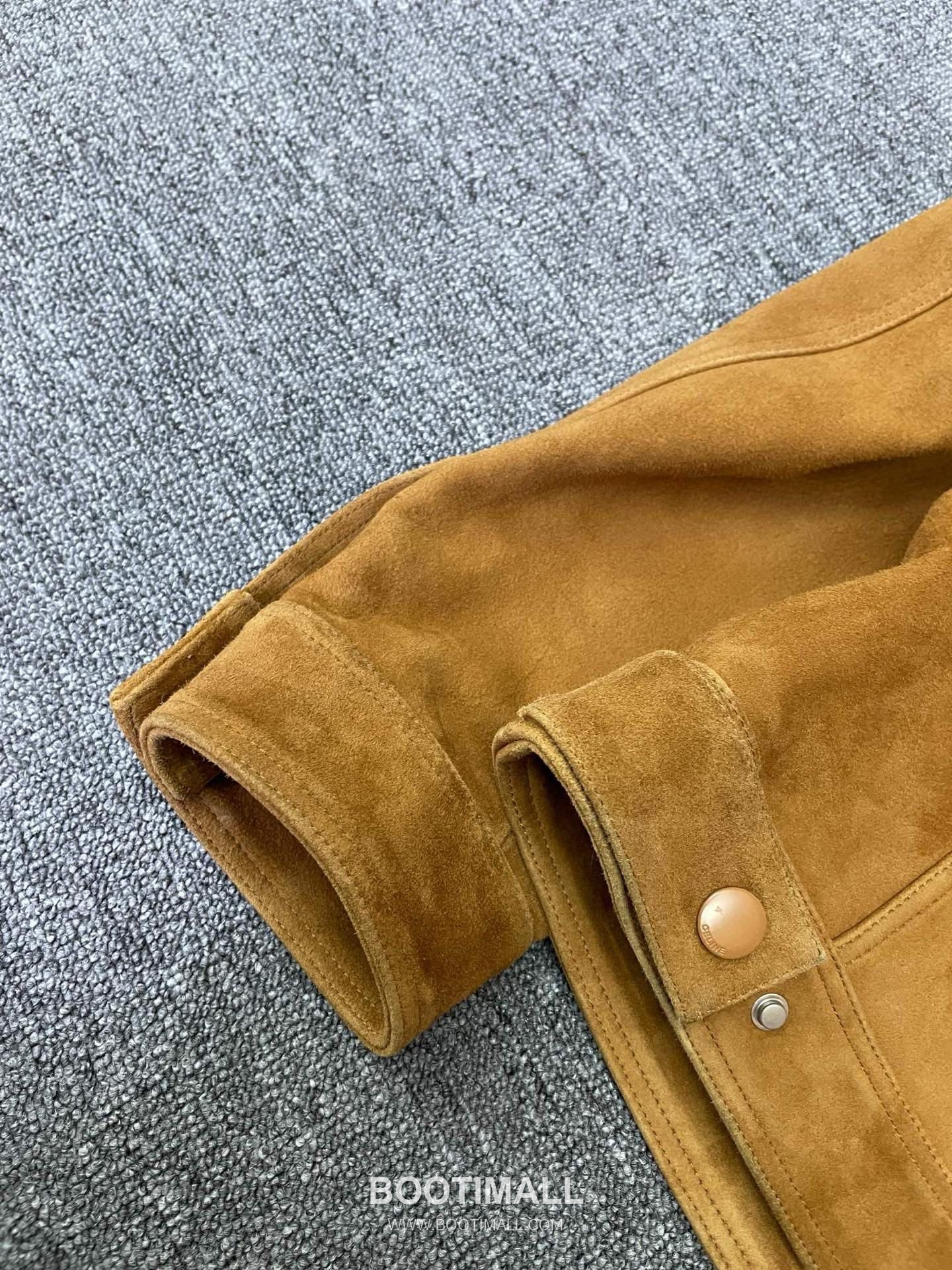 Celine Suede Lambskin Trucker Black Jacket 셀린느 스웨이드 양가죽 트러커 블랙 자켓 9