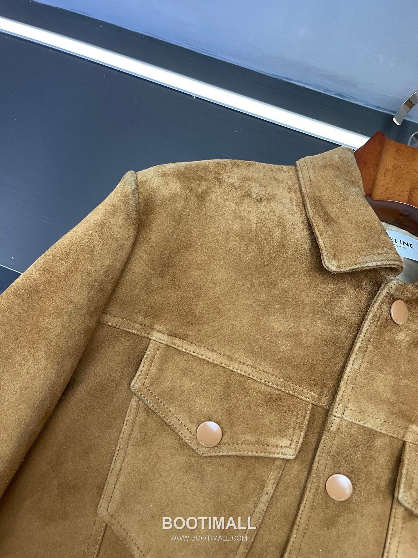 Celine Suede Lambskin Trucker Black Jacket 셀린느 스웨이드 양가죽 트러커 블랙 자켓 11