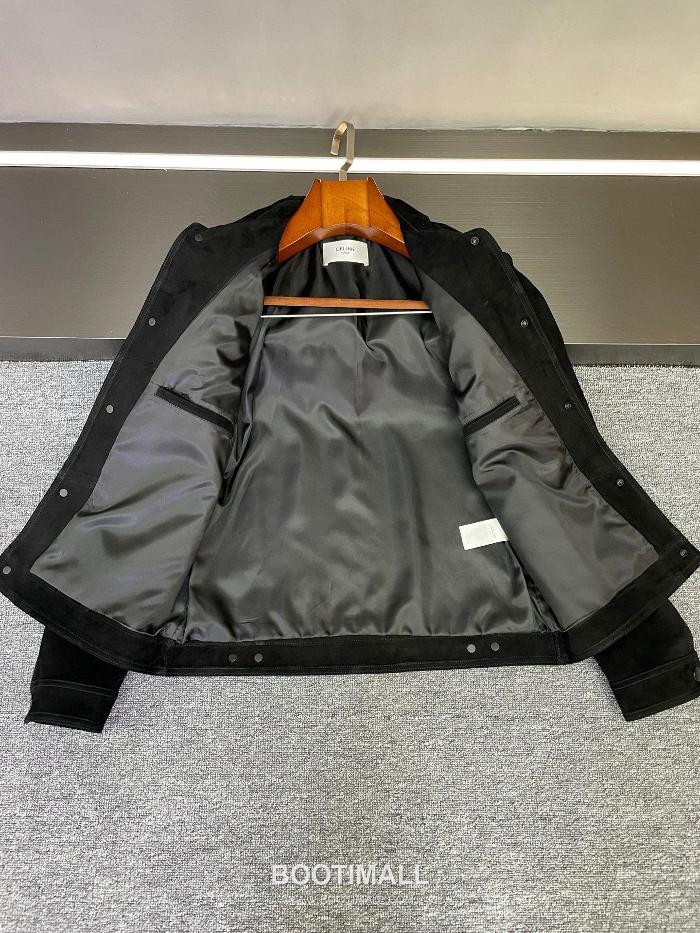 Celine Suede Lambskin Trucker Black Jacket 셀린느 스웨이드 양가죽 트러커 블랙 자켓 3