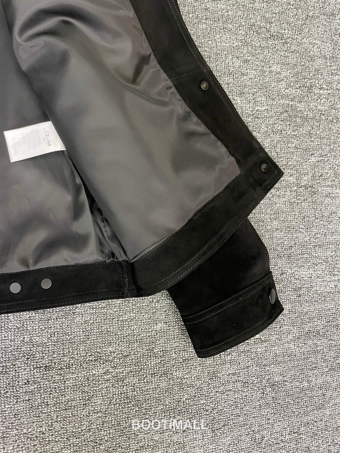 Celine Suede Lambskin Trucker Black Jacket 셀린느 스웨이드 양가죽 트러커 블랙 자켓 4