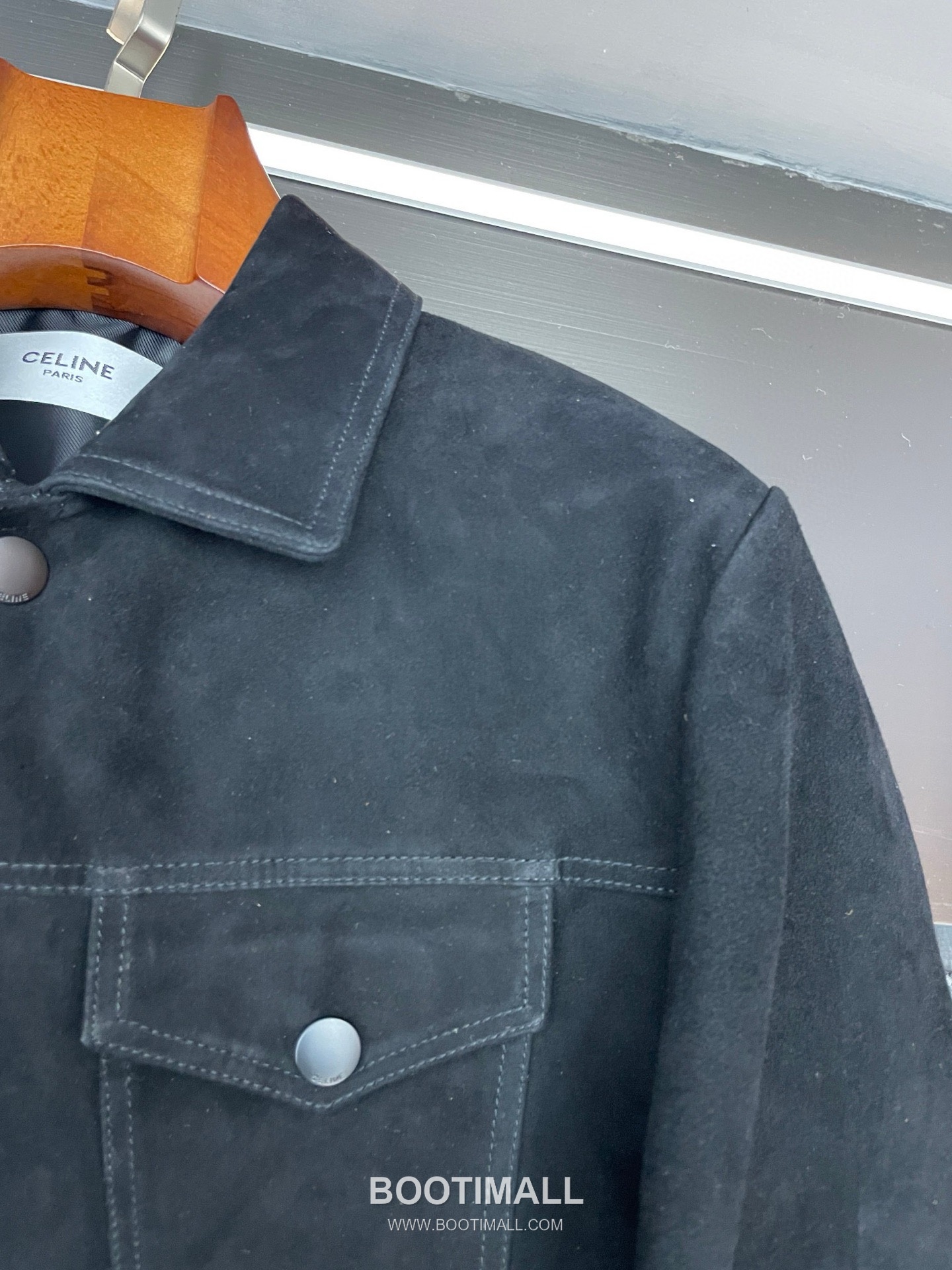 Celine Suede Lambskin Trucker Black Jacket 셀린느 스웨이드 양가죽 트러커 블랙 자켓 9