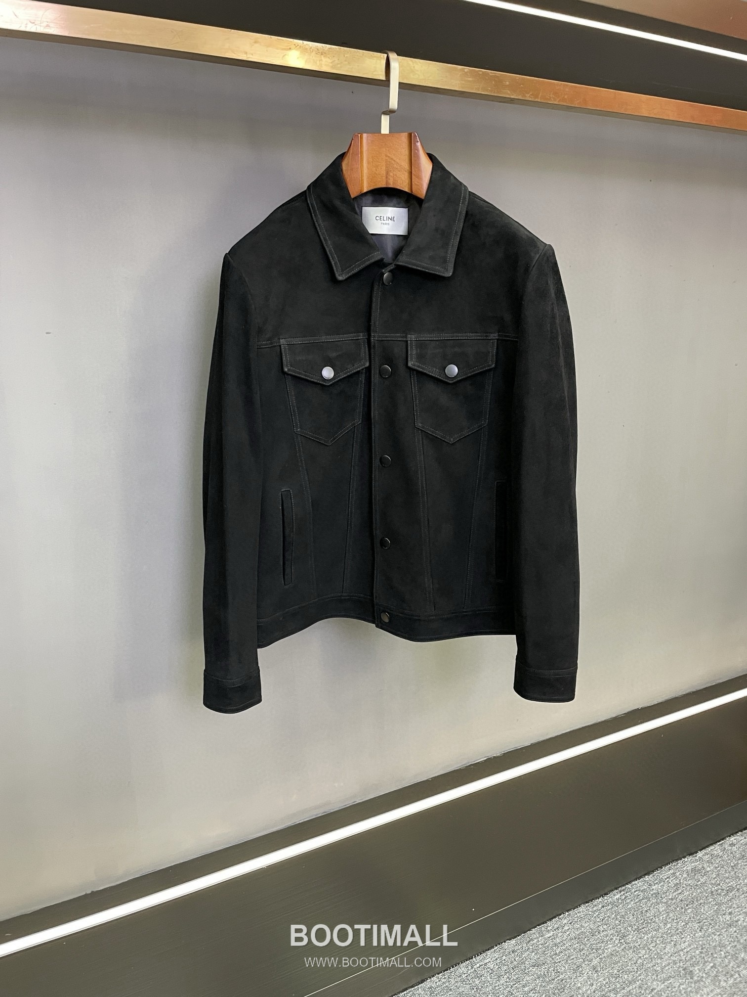 Celine Suede Lambskin Trucker Black Jacket 셀린느 스웨이드 양가죽 트러커 블랙 자켓 10