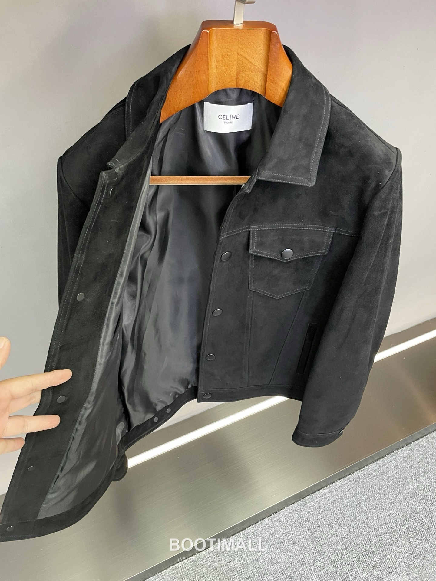 Celine Suede Lambskin Trucker Black Jacket 셀린느 스웨이드 양가죽 트러커 블랙 자켓 11