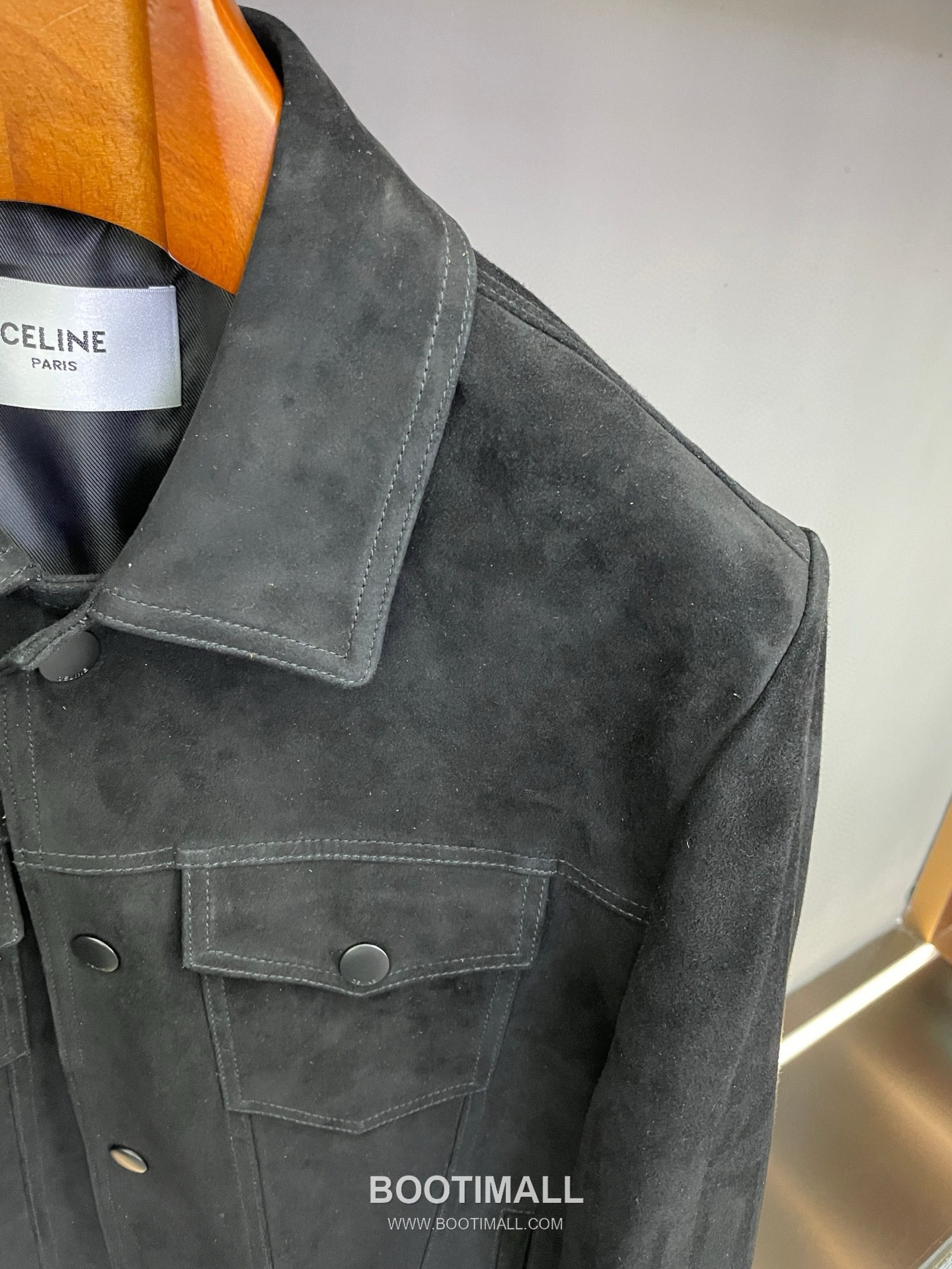 Celine Suede Lambskin Trucker Black Jacket 셀린느 스웨이드 양가죽 트러커 블랙 자켓 16
