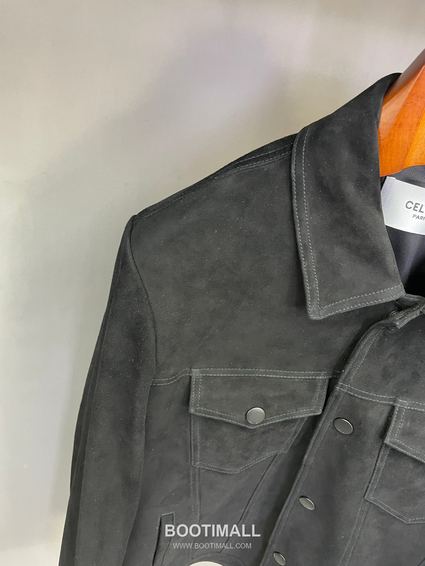Celine Suede Lambskin Trucker Black Jacket 셀린느 스웨이드 양가죽 트러커 블랙 자켓 17