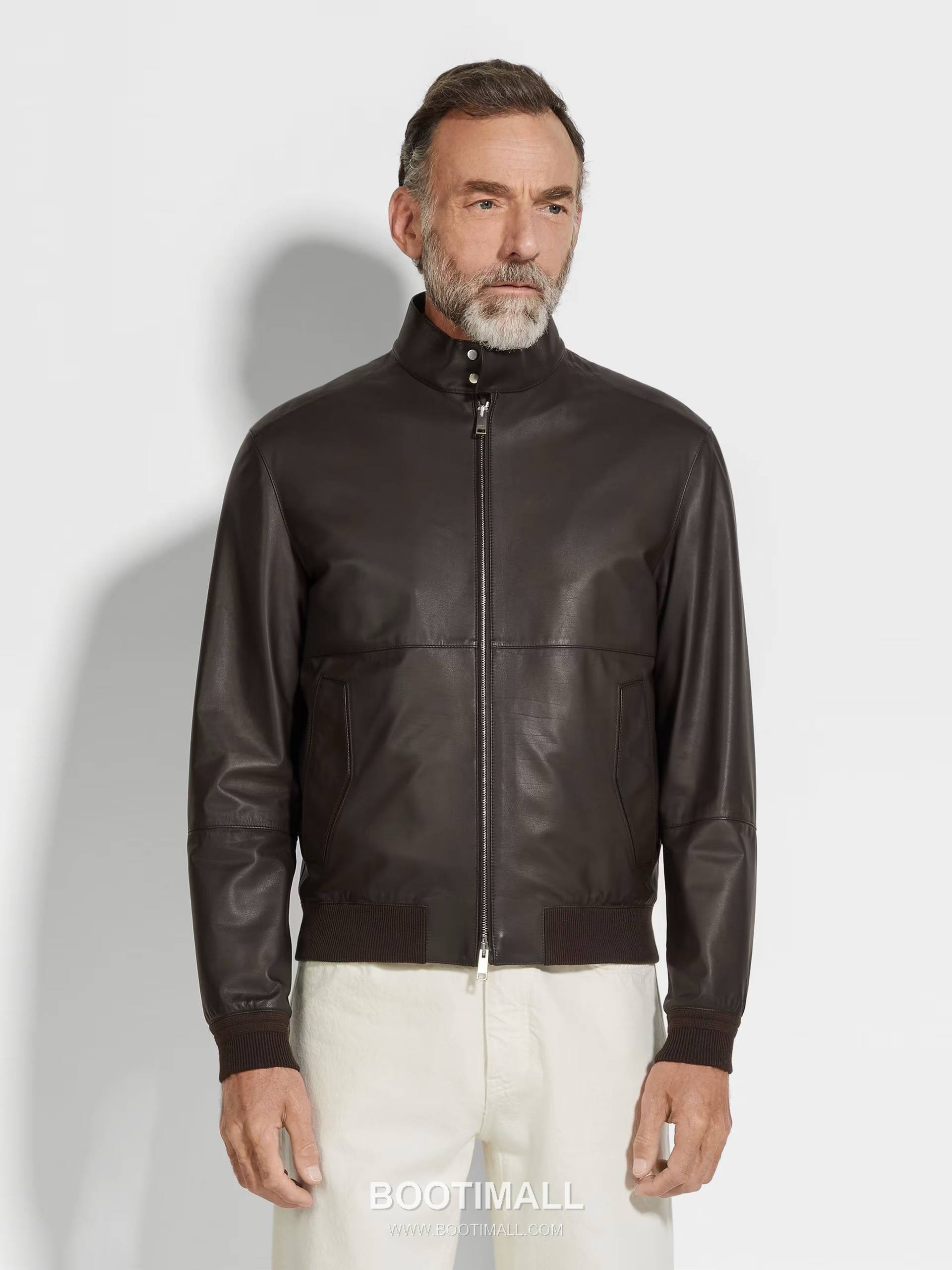 Zegna 2026 S/S Lambskin Jacket Black 제냐 2026 S/S 램스킨 재킷 블랙 3