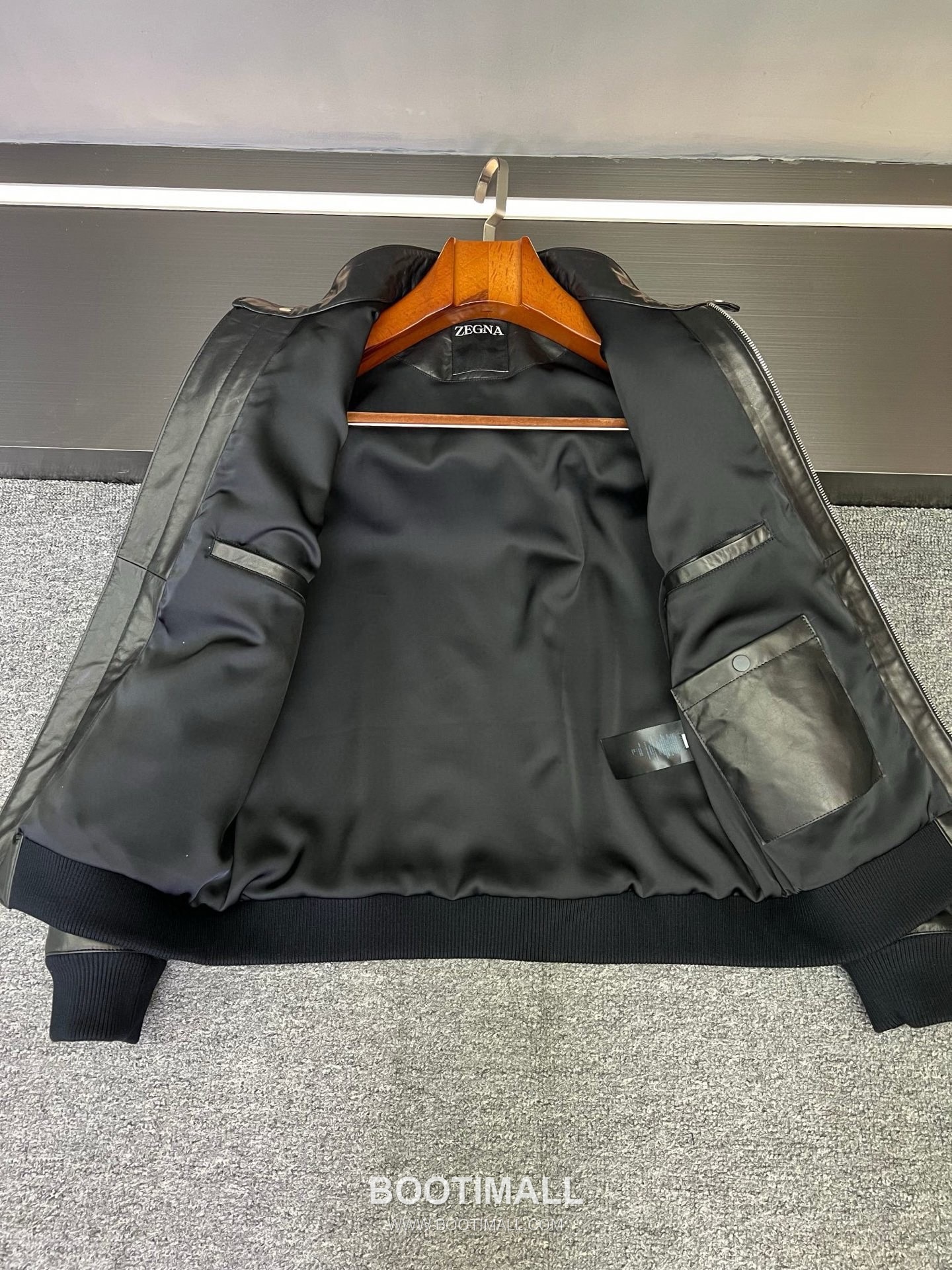 Zegna 2026 S/S Lambskin Jacket Black 제냐 2026 S/S 램스킨 재킷 블랙 8