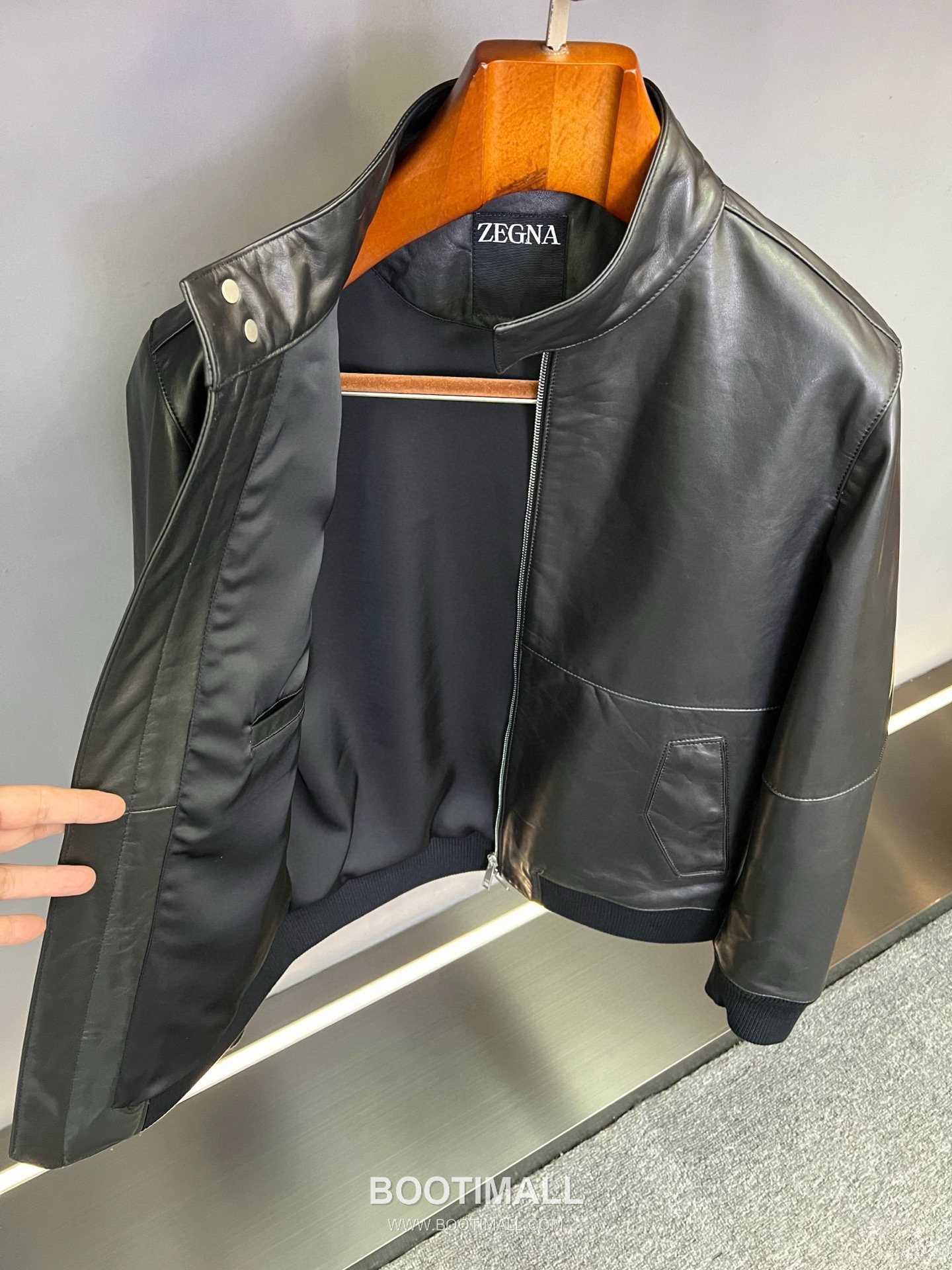 Zegna 2026 S/S Lambskin Jacket Black 제냐 2026 S/S 램스킨 재킷 블랙 16