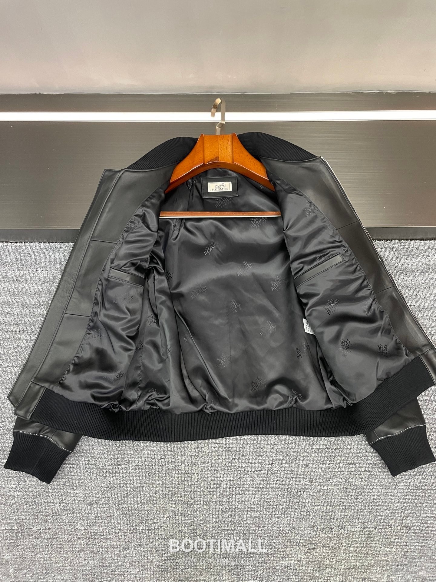 Hermes 2026 S/S Lambskin Blouson Black 에르메스 2026 S/S 램스킨 블루종 양가죽 블랙 8