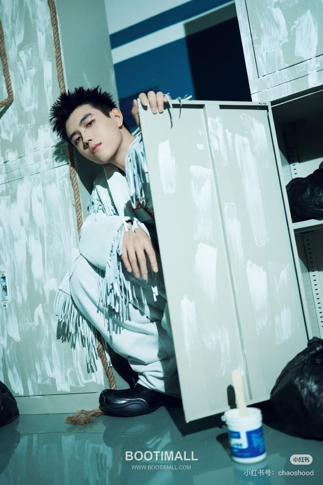 Balenciaga Fringe Lambskin Jacket Black 발렌시아가 프린지 램스킨 재킷 양가죽 블랙 5