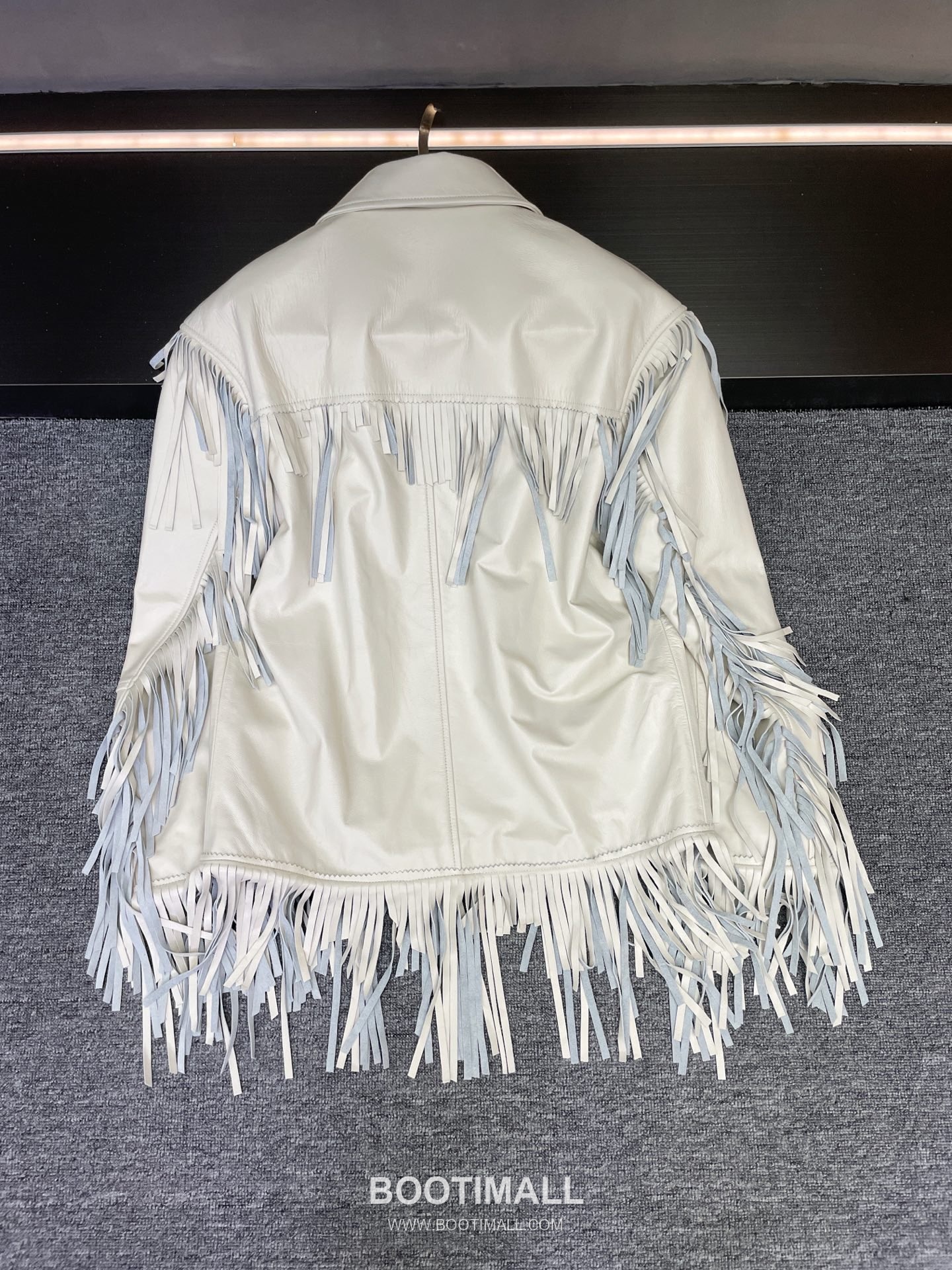 Balenciaga Fringe Lambskin Jacket Black 발렌시아가 프린지 램스킨 재킷 양가죽 블랙 11