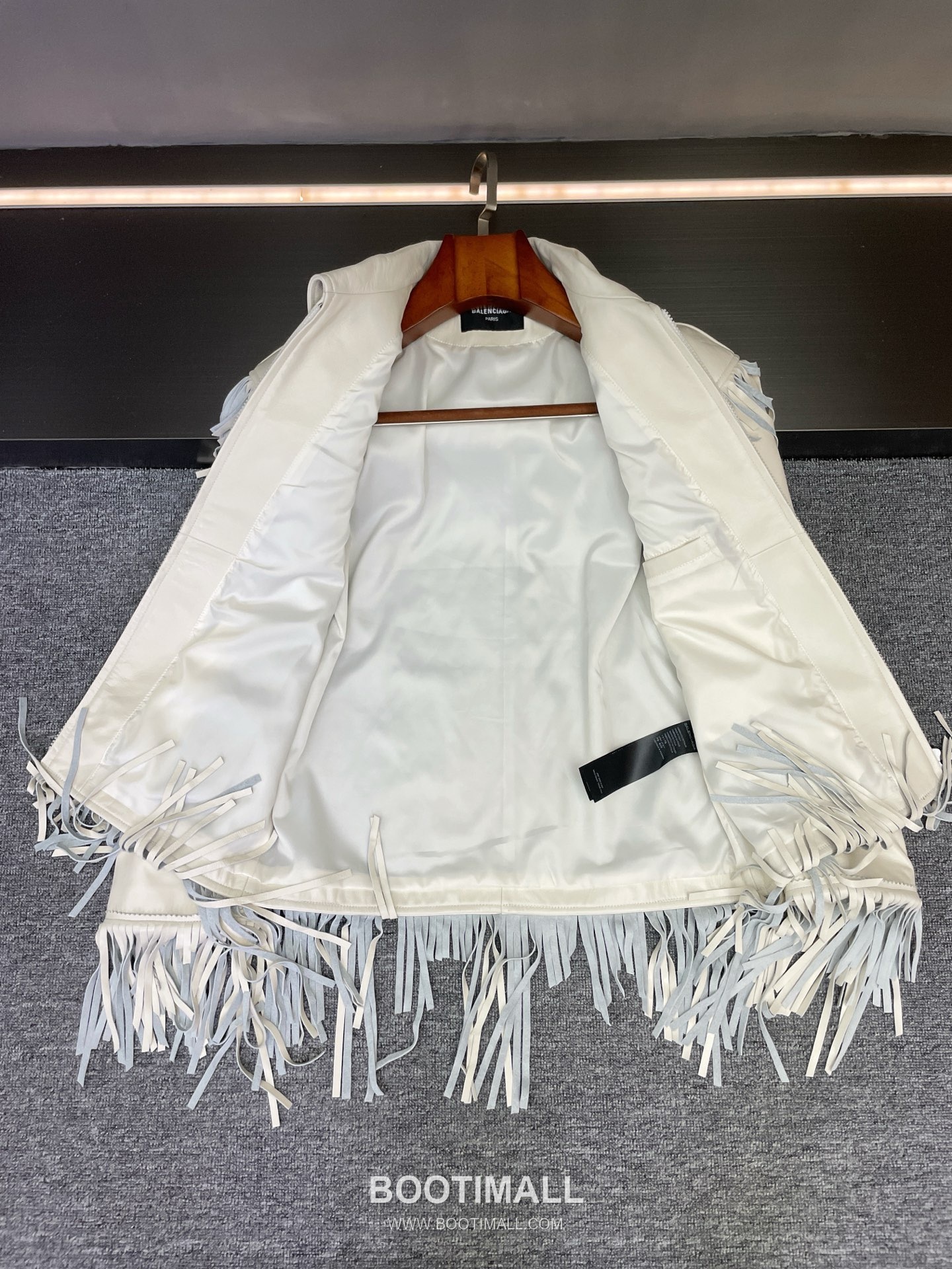 Balenciaga Fringe Lambskin Jacket Black 발렌시아가 프린지 램스킨 재킷 양가죽 블랙 12