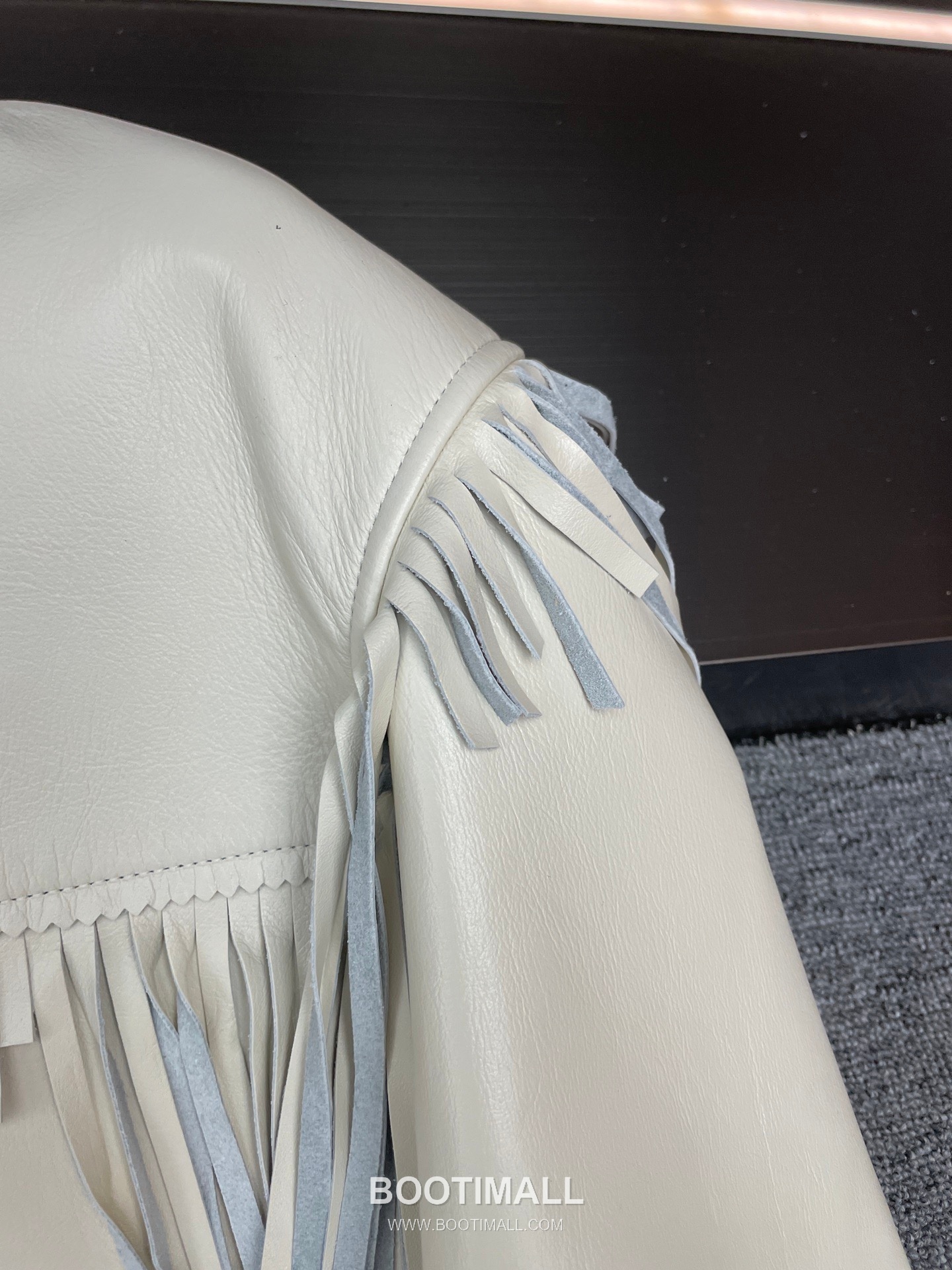 Balenciaga Fringe Lambskin Jacket Black 발렌시아가 프린지 램스킨 재킷 양가죽 블랙 14