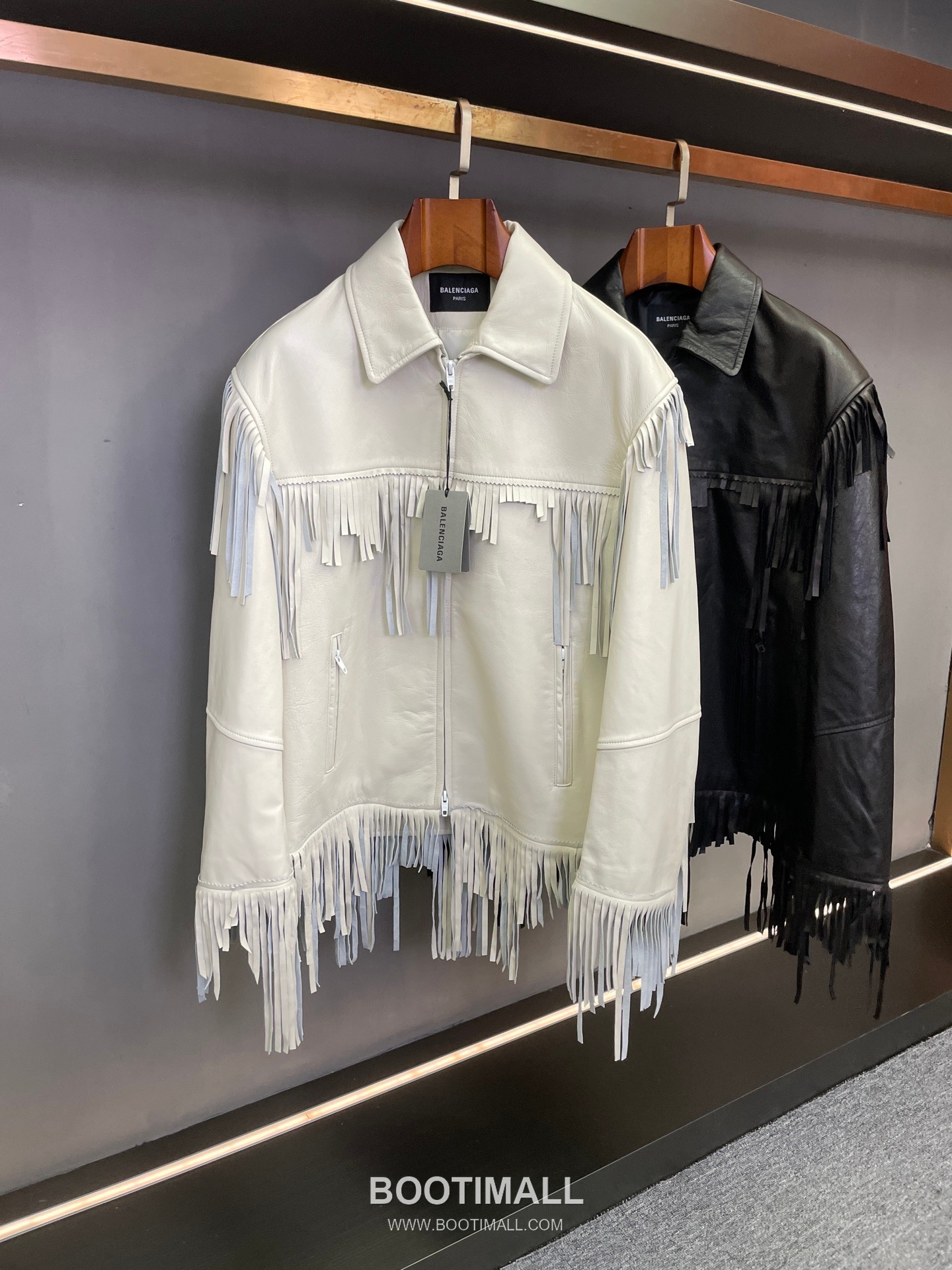 Balenciaga Fringe Lambskin Jacket Black 발렌시아가 프린지 램스킨 재킷 양가죽 블랙 22