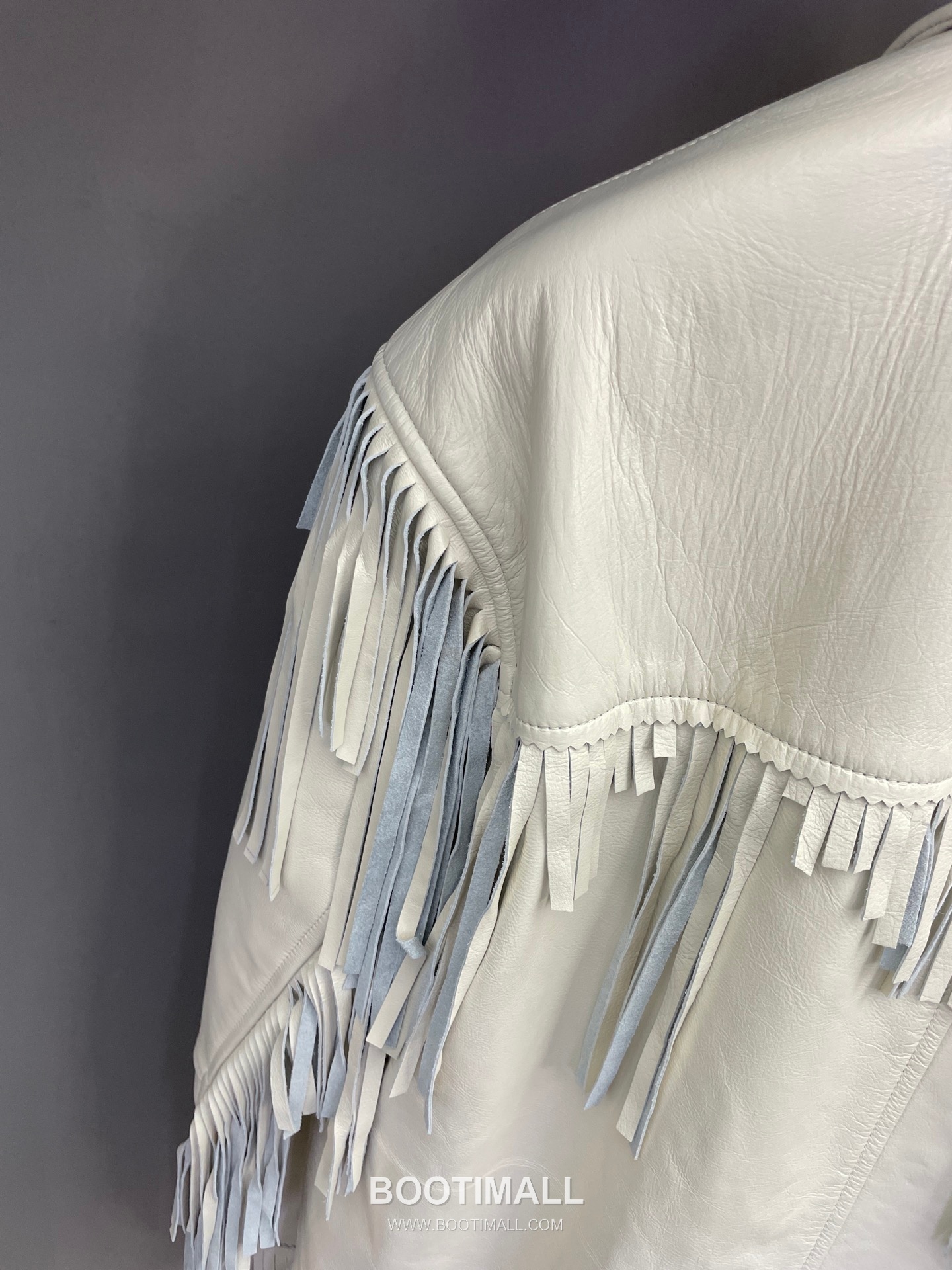 Balenciaga Fringe Lambskin Jacket Black 발렌시아가 프린지 램스킨 재킷 양가죽 블랙 26