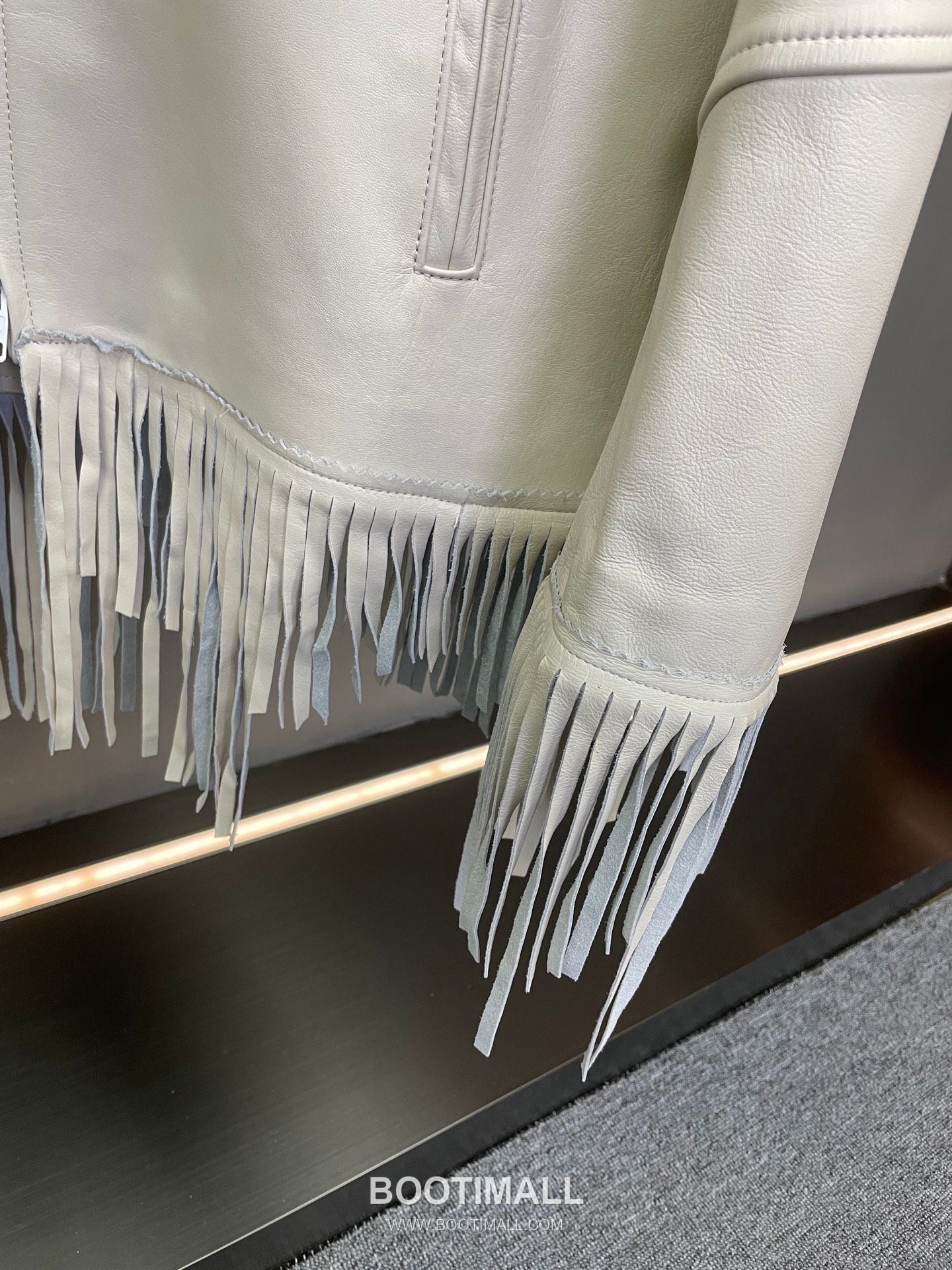 Balenciaga Fringe Lambskin Jacket Black 발렌시아가 프린지 램스킨 재킷 양가죽 블랙 27