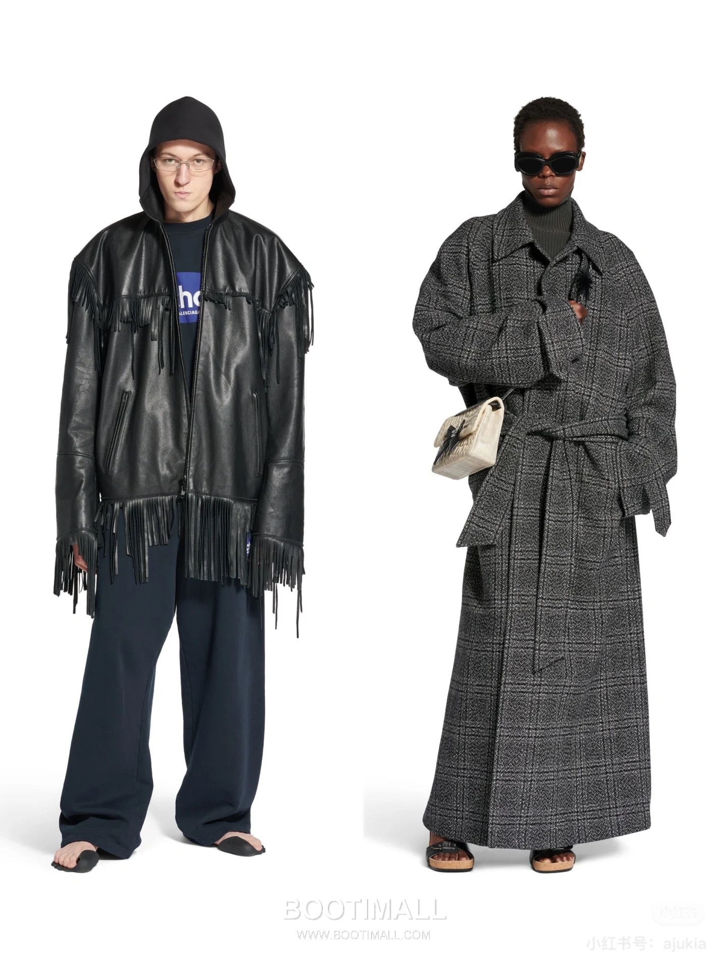 Balenciaga Fringe Lambskin Jacket Black 발렌시아가 프린지 램스킨 재킷 양가죽 블랙 3