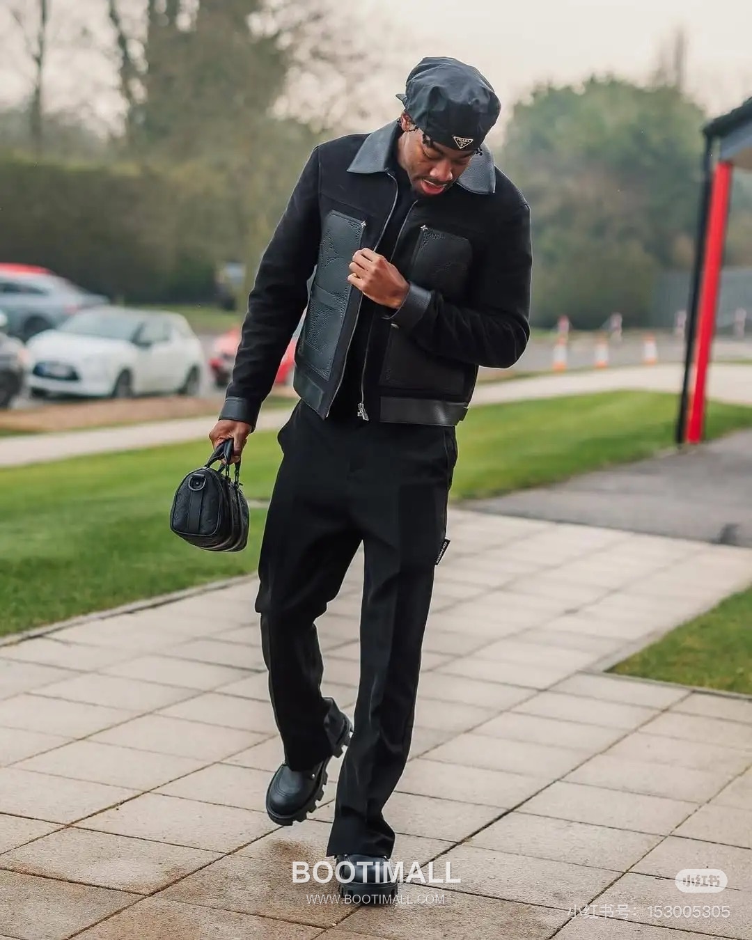 Louis Vuitton Laser-Perforated Shearling Jacket Lambskin Black Leather 루이비통 레이저 펀칭 시어링 재킷 양가죽 블랙 가죽 8