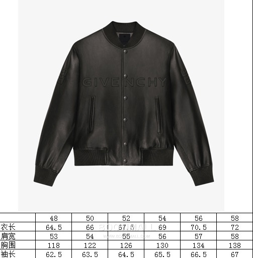 Givenchy Labyrinth Embossed Varsity Lambskin Black Jacket 지방시 라비린스 엠보스 바시티 양가죽 블랙 자켓 1